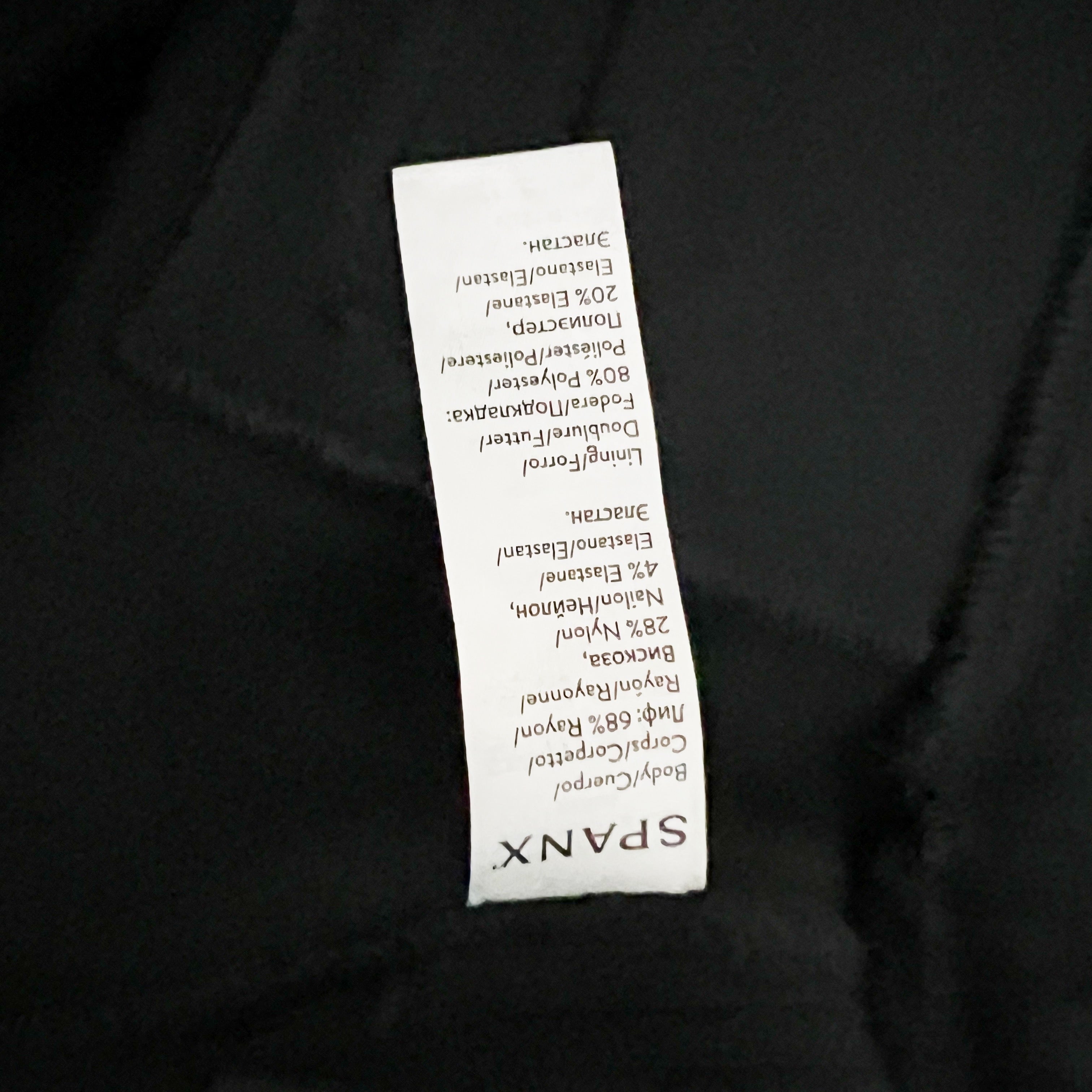 NEW Spanx Straight Leg Ankle Crop Ponte Stretch Trouser Pants Classic Black M