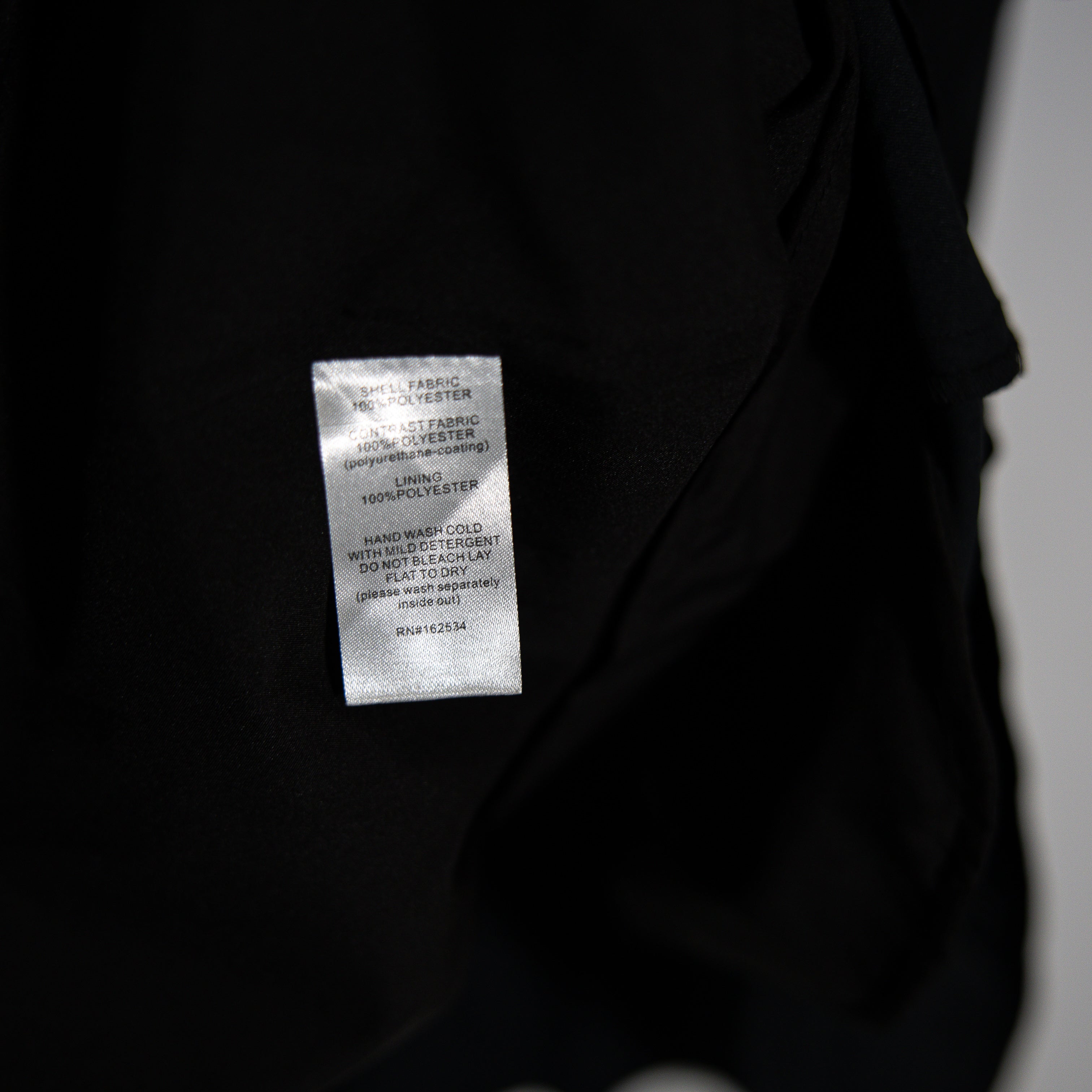 Emily McCarthy Satin Tiered Ruffle V Neck Faux Vegan Leather Trim Mini Dress M