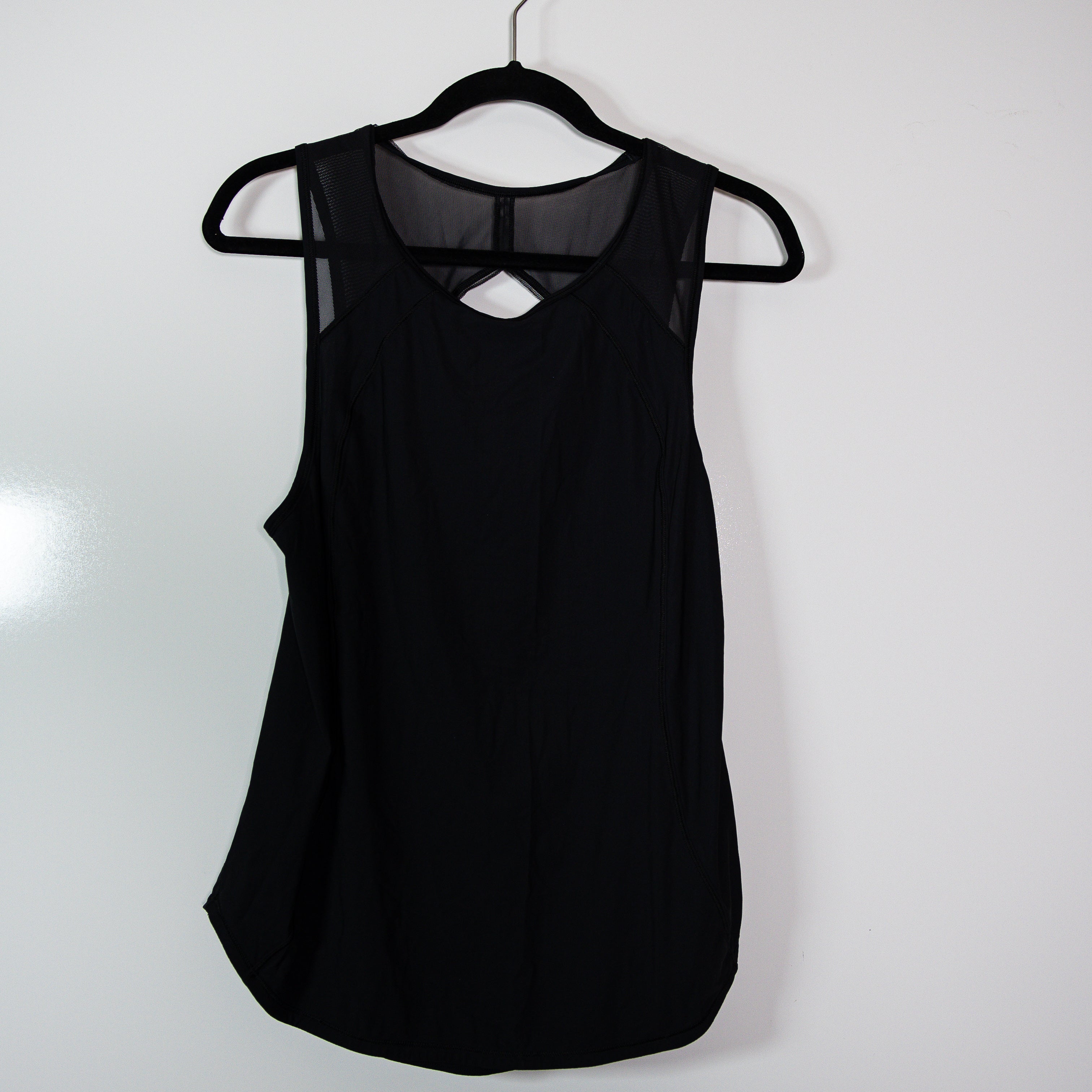 Lululemon Sculpt Mesh Panel Lightweight Tank Top Athletic Work Out 8