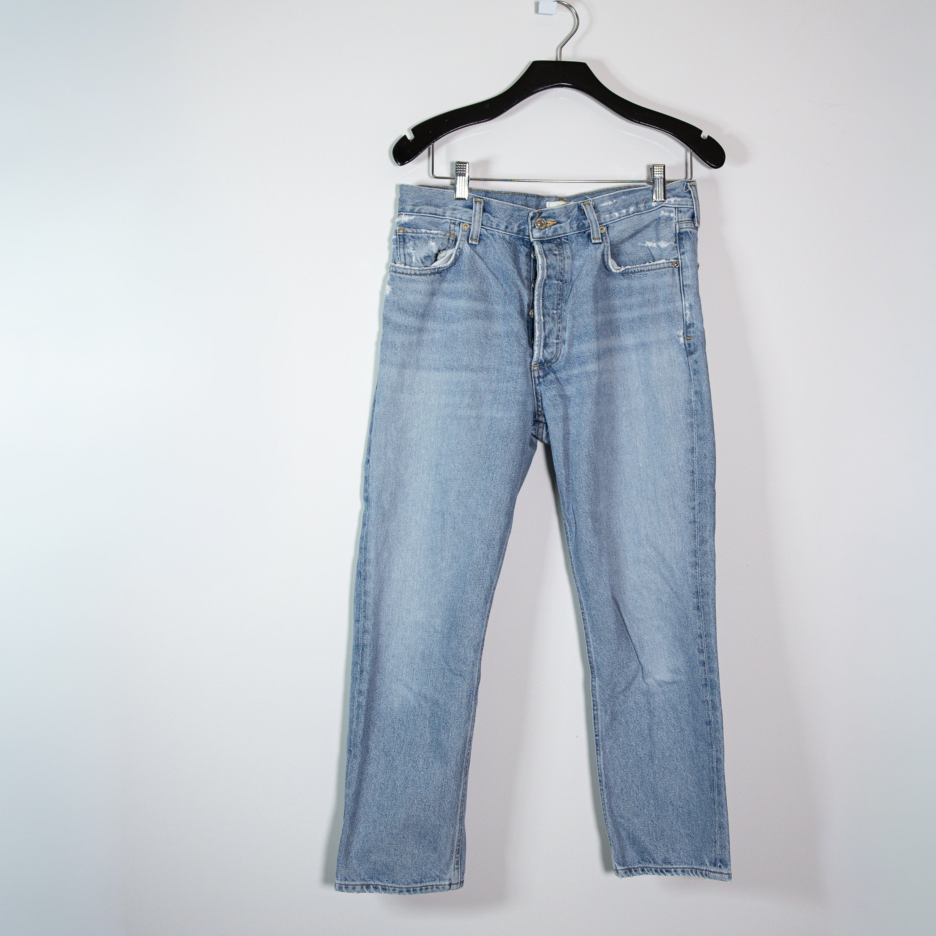 Citizens Of Humanity Women's Charlotte Crop Cotton Straight Leg Denim Jeans 29