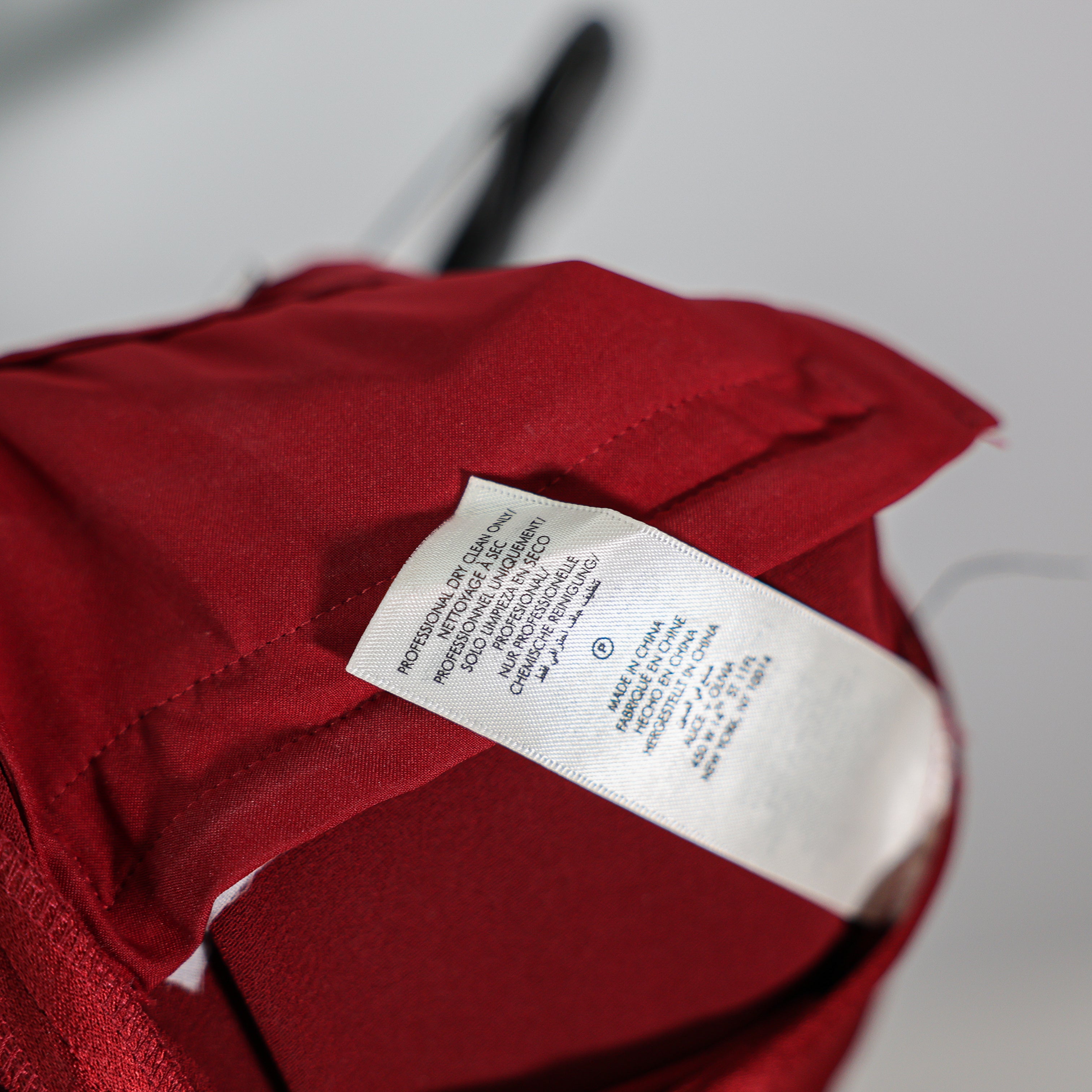 Alice And Olivia Mid Rise Wide Leg Red Satin Flared Leg Trousers Pants Red 0