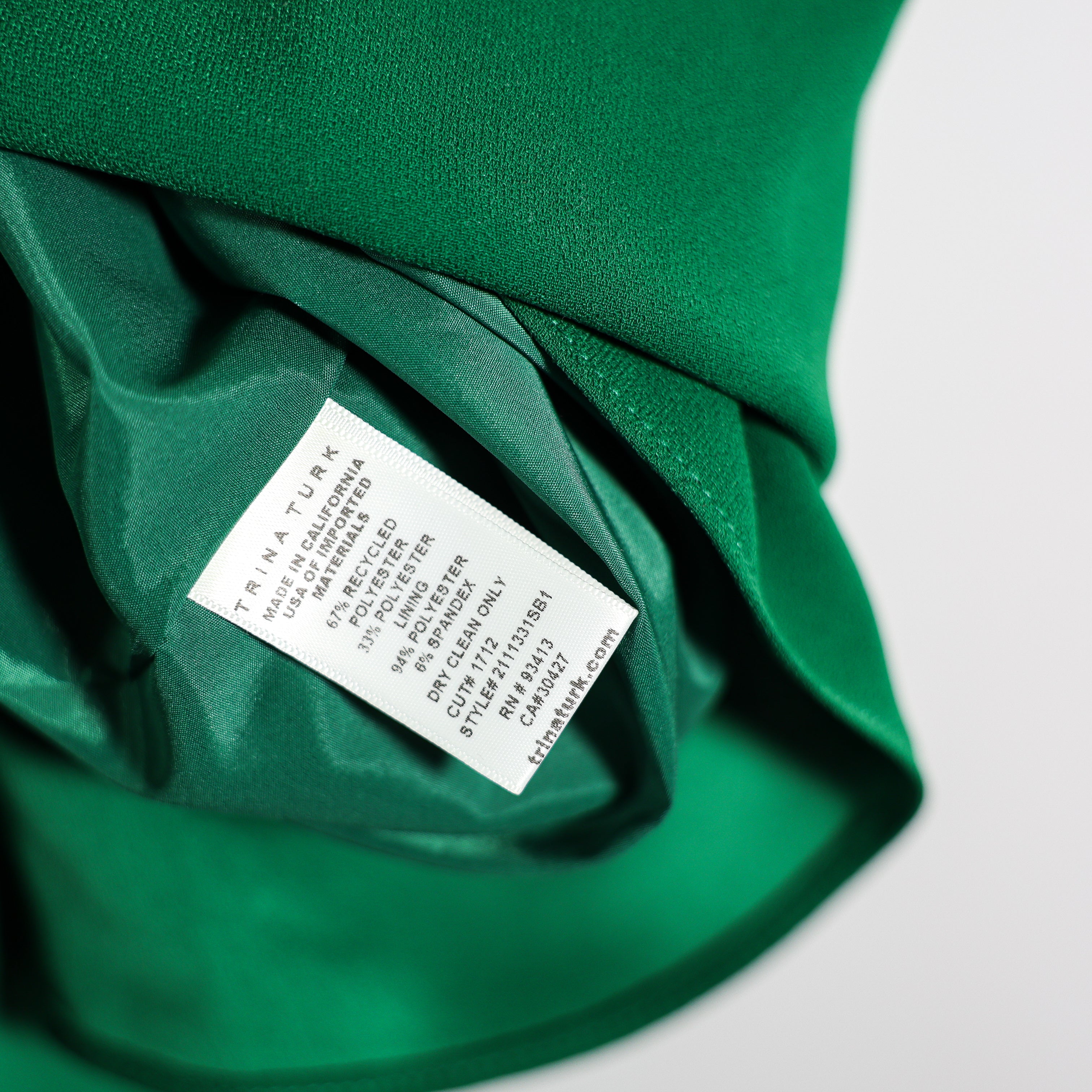 NEW Trina Turk Verge Halter Neck Sleeveless Chiffon Halter Swing Dress Emerald M