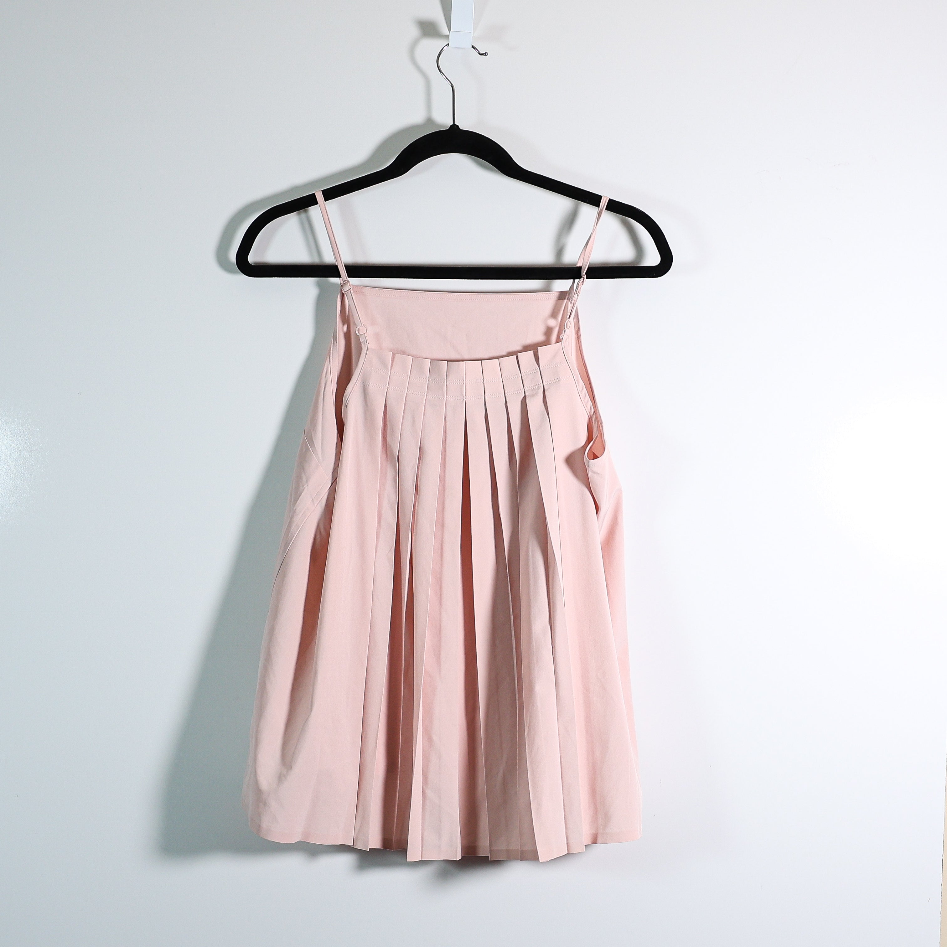 NEW Athleta Hayes Pintuck Pleated Square Neck Athletic Work Out Tank Top Orchid