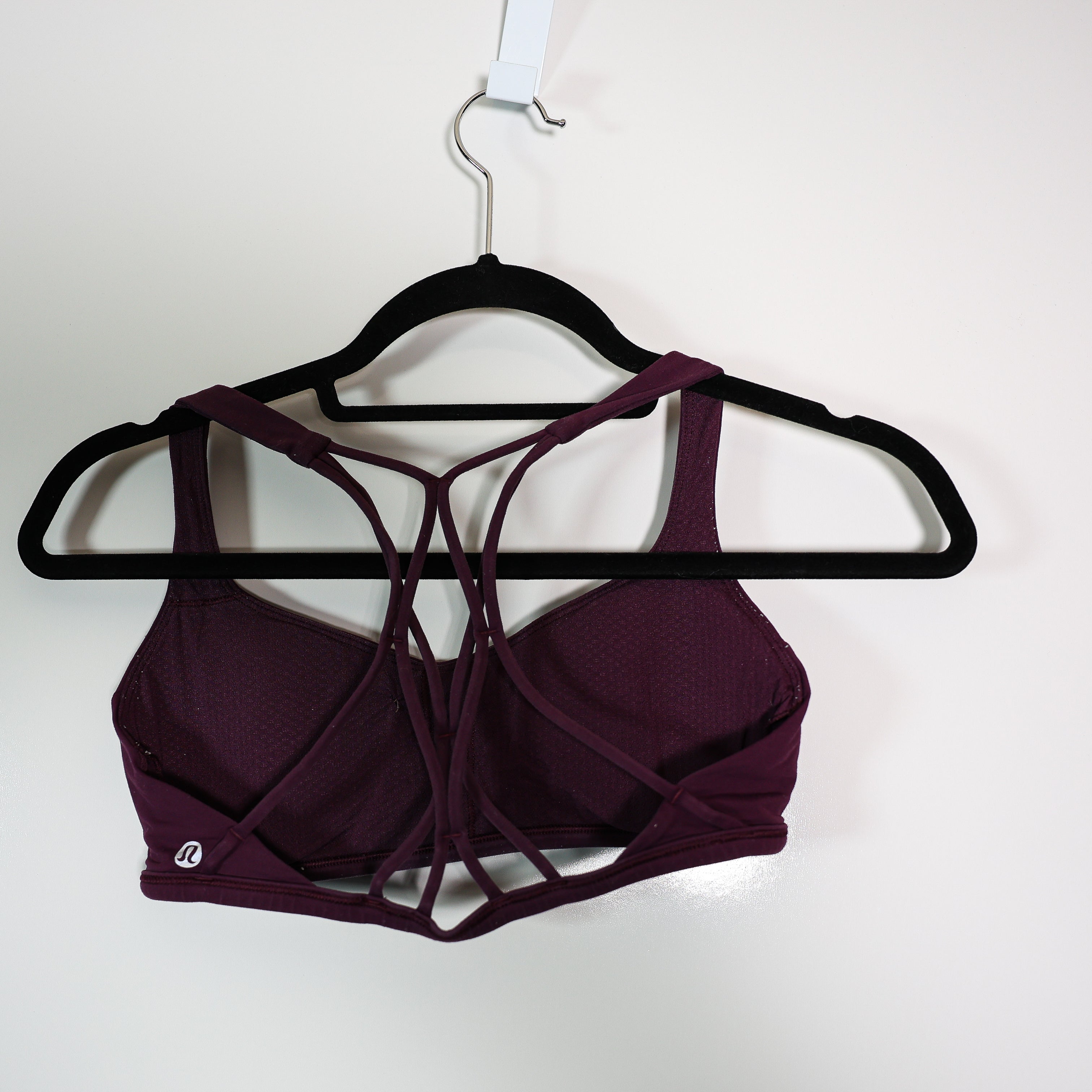 Lululemon Women's Free To Be Zen Strappy Athletic Work Out Sports Bra Marvel 6