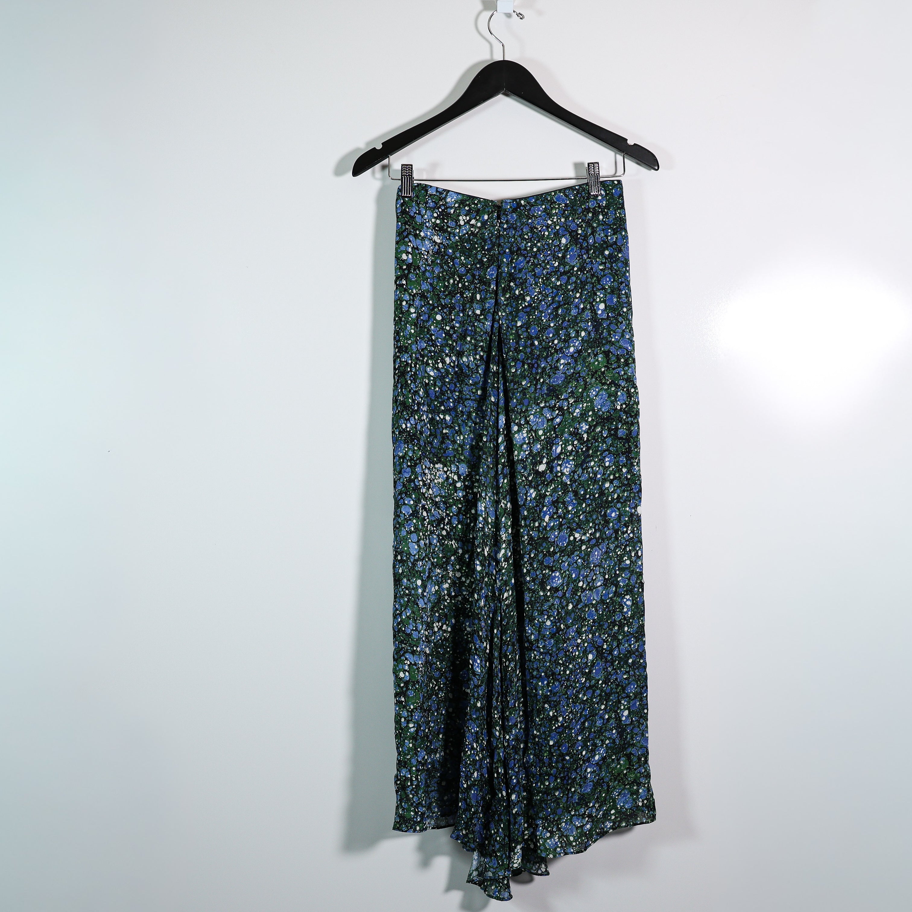 Veronica Beard Limani Marble Abstract Pattern Print Straight Midi Skirt 6