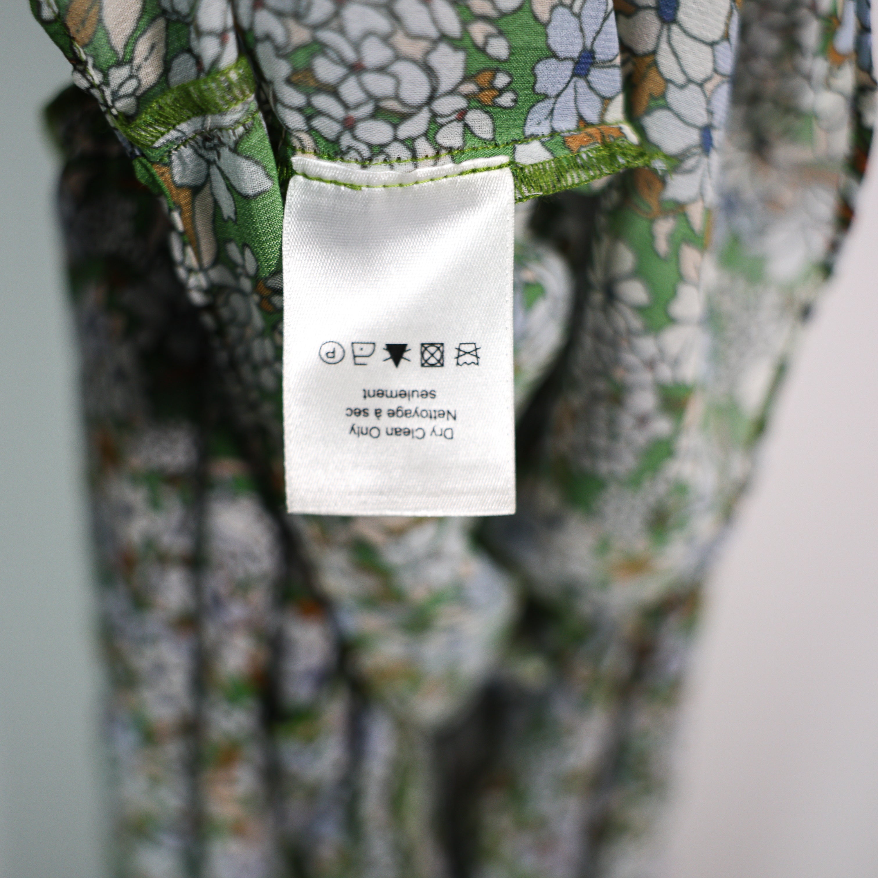 NEW Veronica Beard Avenel Silk Asymmetrical Ruffle Midi Dress Forest Army Multi