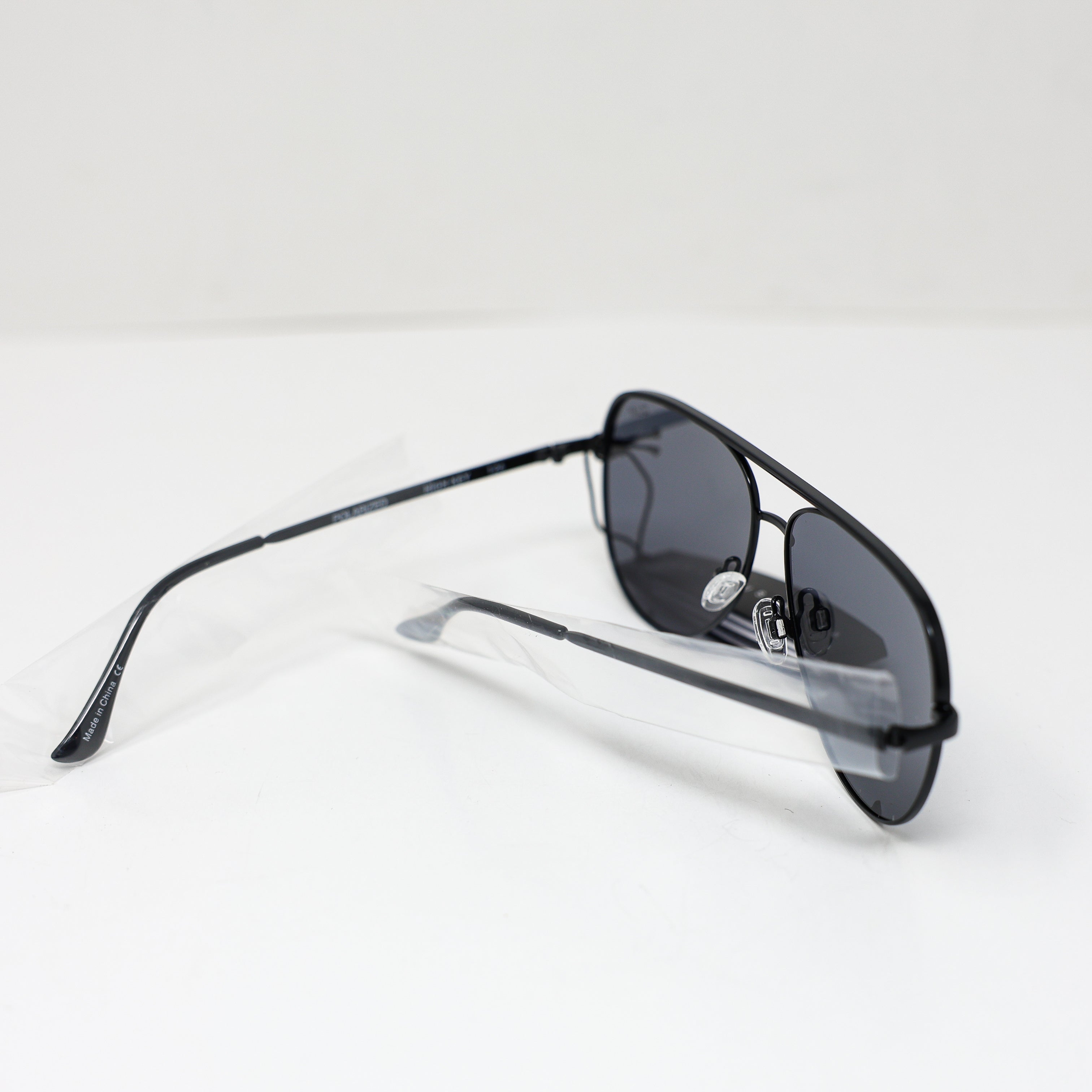 NEW Quay High Key Metal Wire Frame Polarized Lenses Black Sunglasses