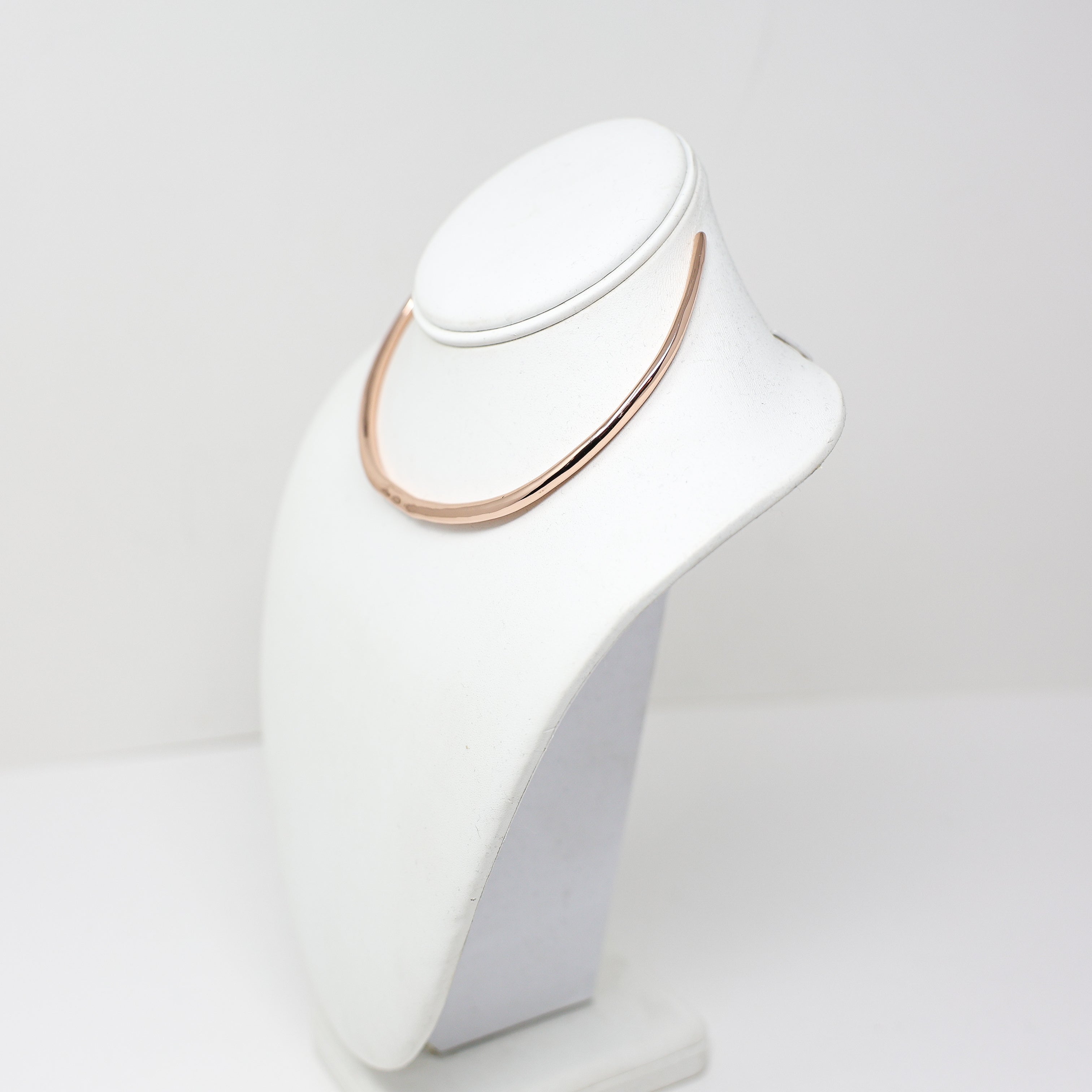 Alexis Bittar Essentials Thin Collar 14k Gold Plated Rose Gold Choker Necklace