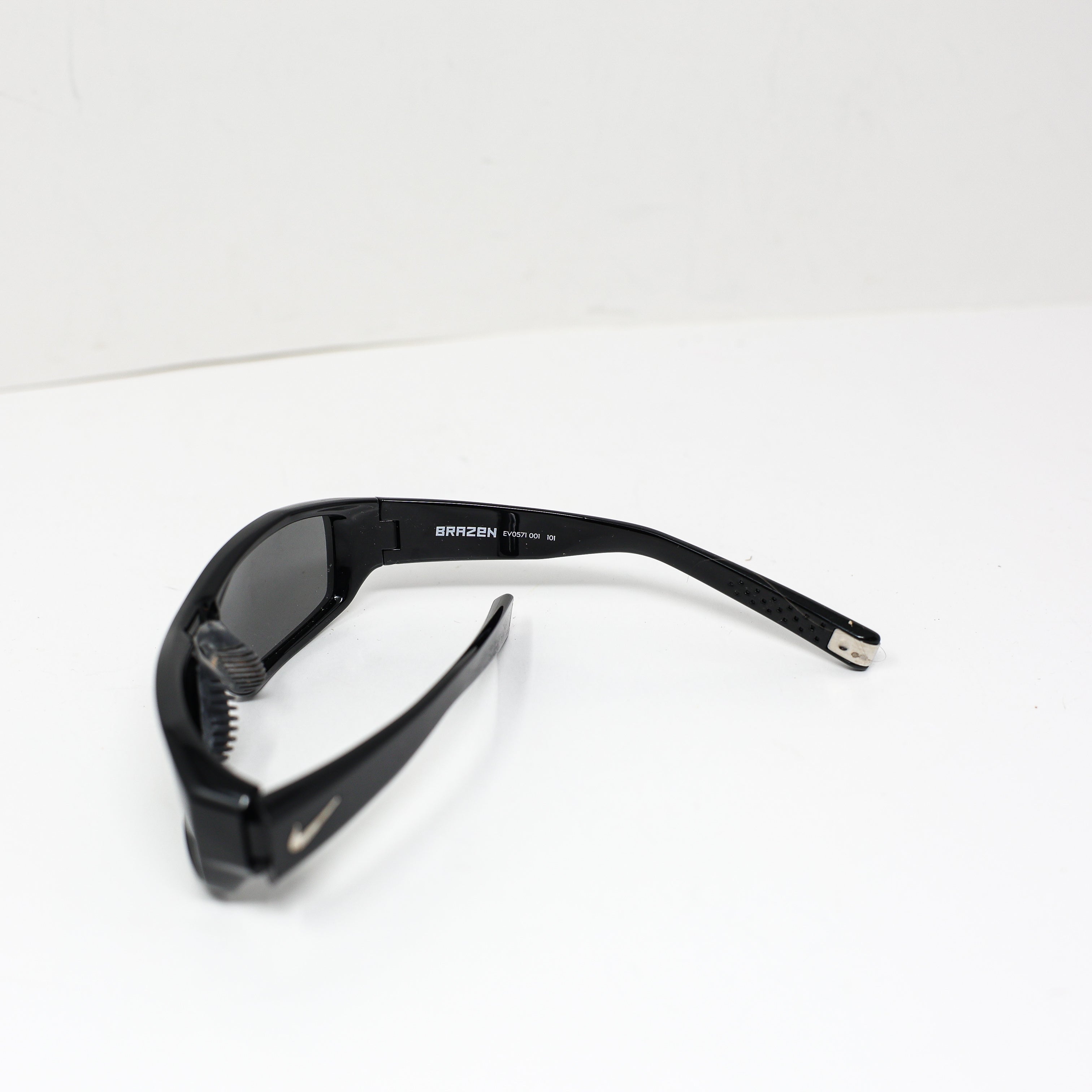 Nike Women's Brazen Shadow Black Rectangular Lenses Sunglasses