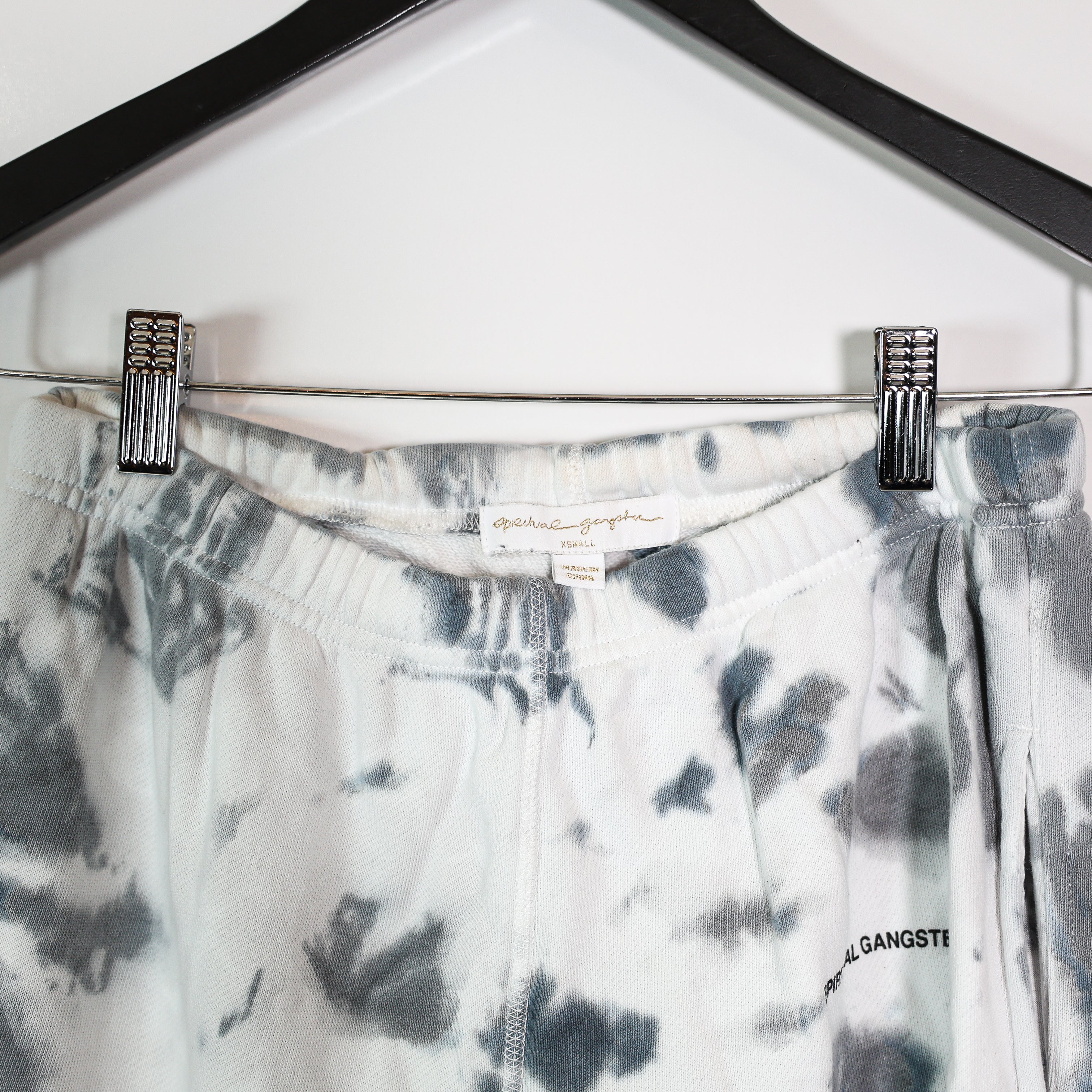 Spiritual Gangster Laguna Cotton Terry Lined Mid Rise Ankle Crop Sweatpants XS