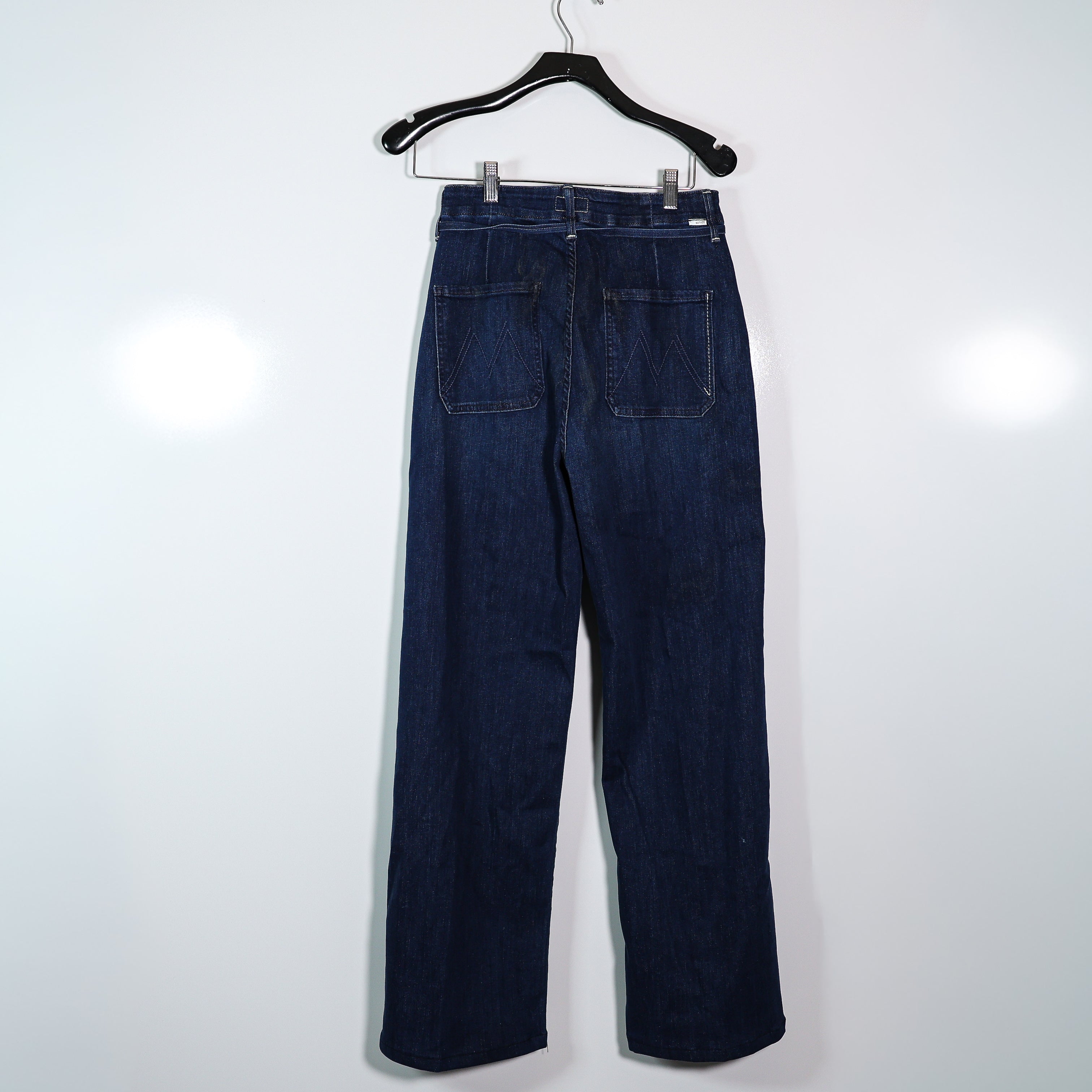 Mother Denim The Tied Up Maven Prep Heel Straight Cotton Jeans Animal Instincts