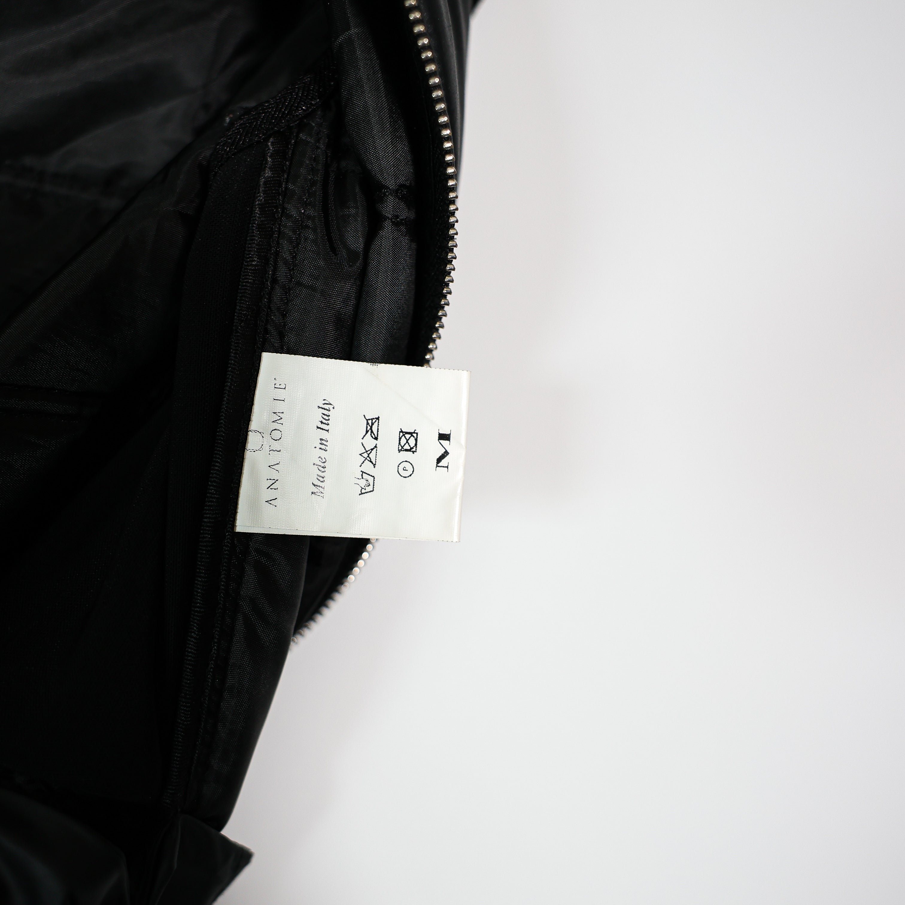 Anatomie Women's Made In Italy Quilted Puffer Sleeveless Vest Jacket Black M