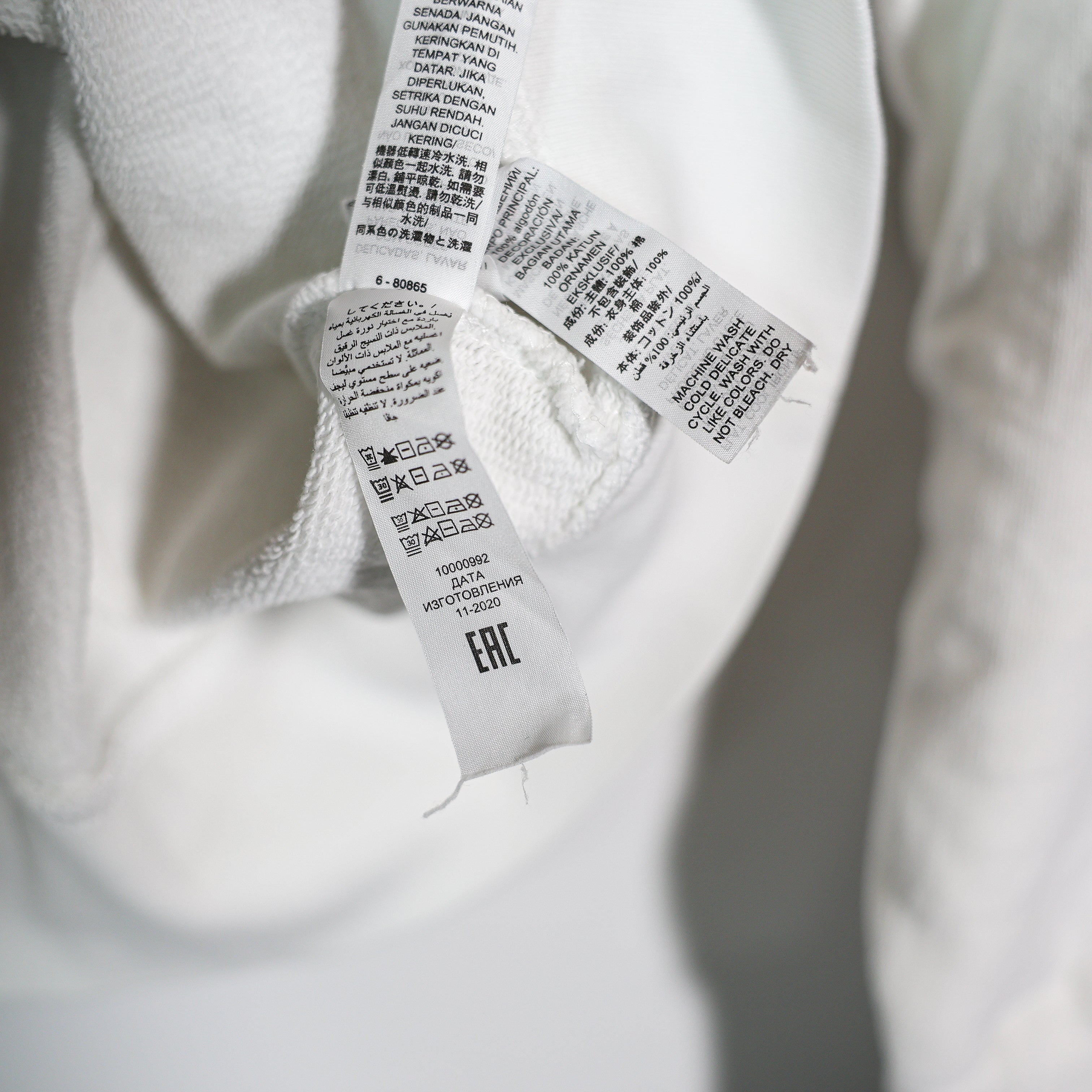 Tory Burch Women's Cotton Terry Lined Crew Neck Pullover Sweatshirt Sweater S