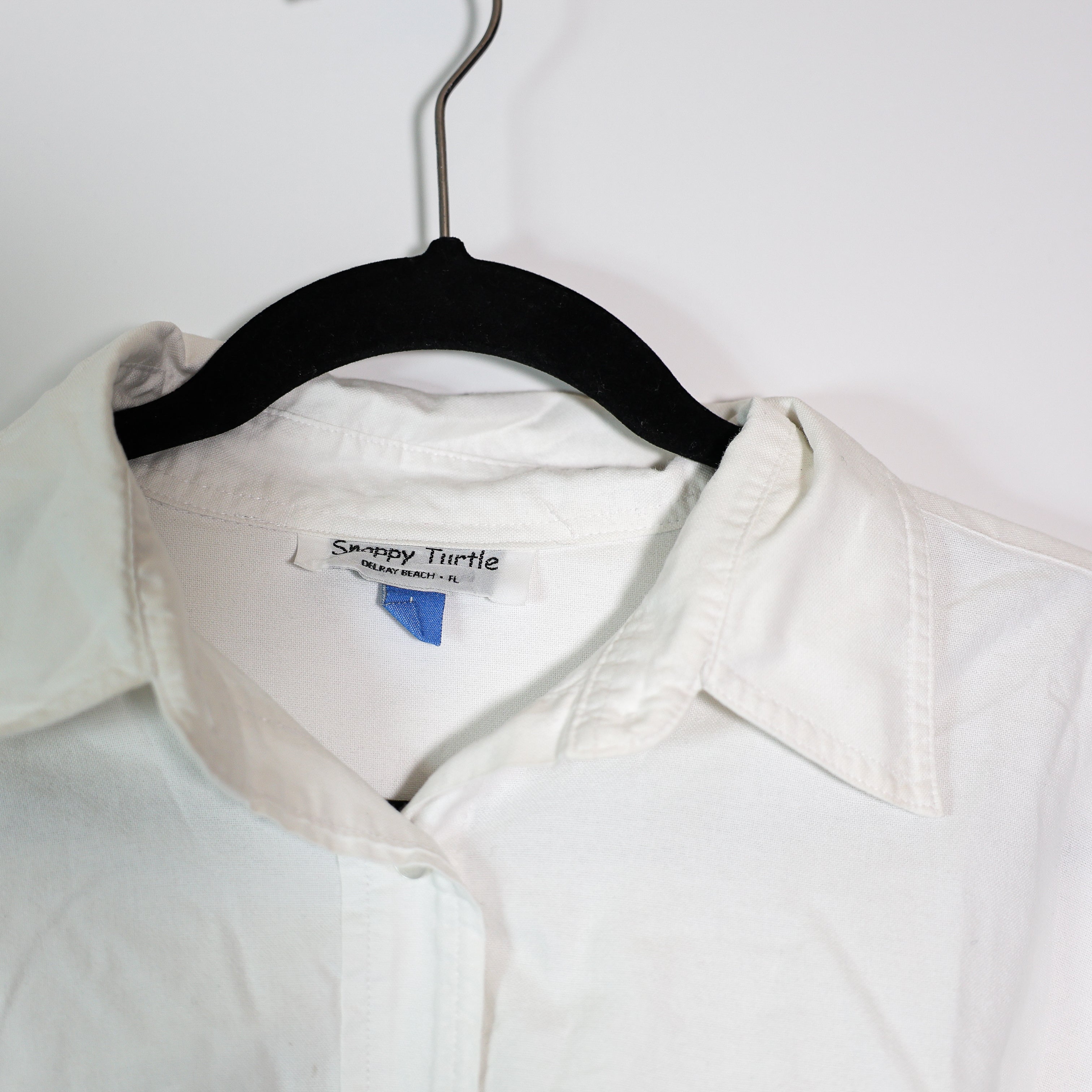 Snappy Turtle Delray Beach Women's Cotton Golf Tee Embroidered Button Shirt Top