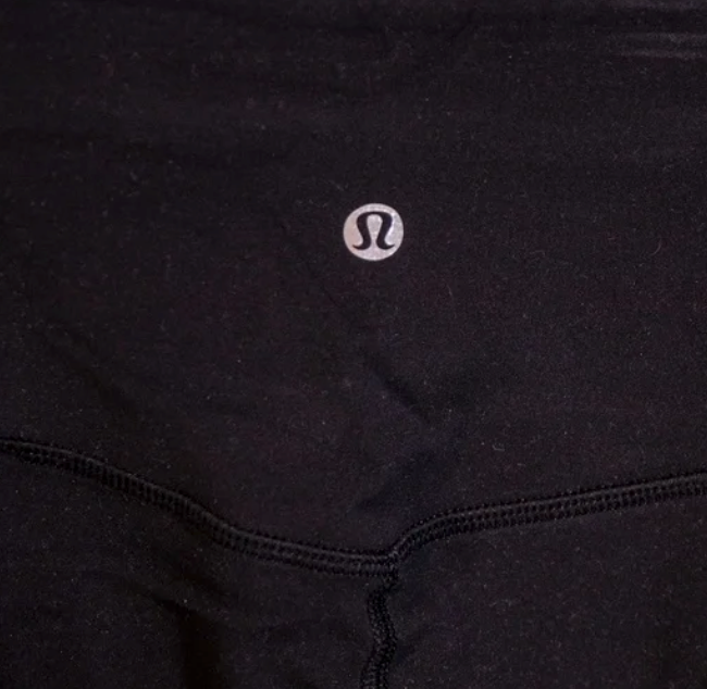 Lululemon Women's Align High Waisted Work Out Leggings Solid Black Pants 4