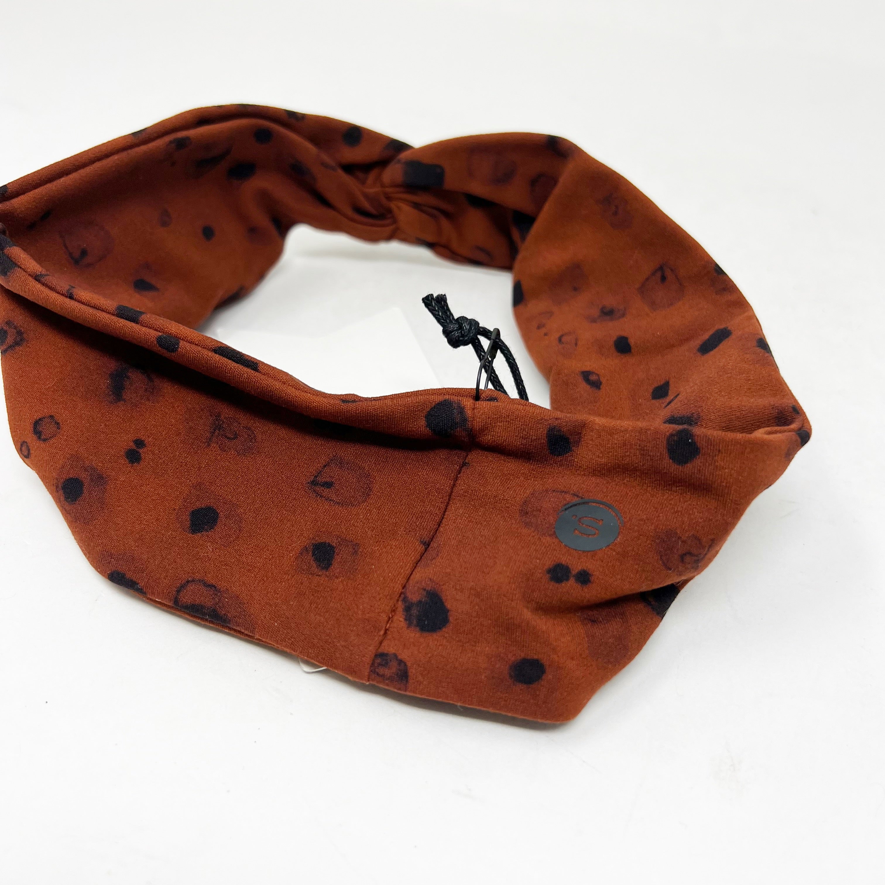 NEW Stori Storiline Hazy Spot Brandy Onyx Work Out Headband Hair Accessory