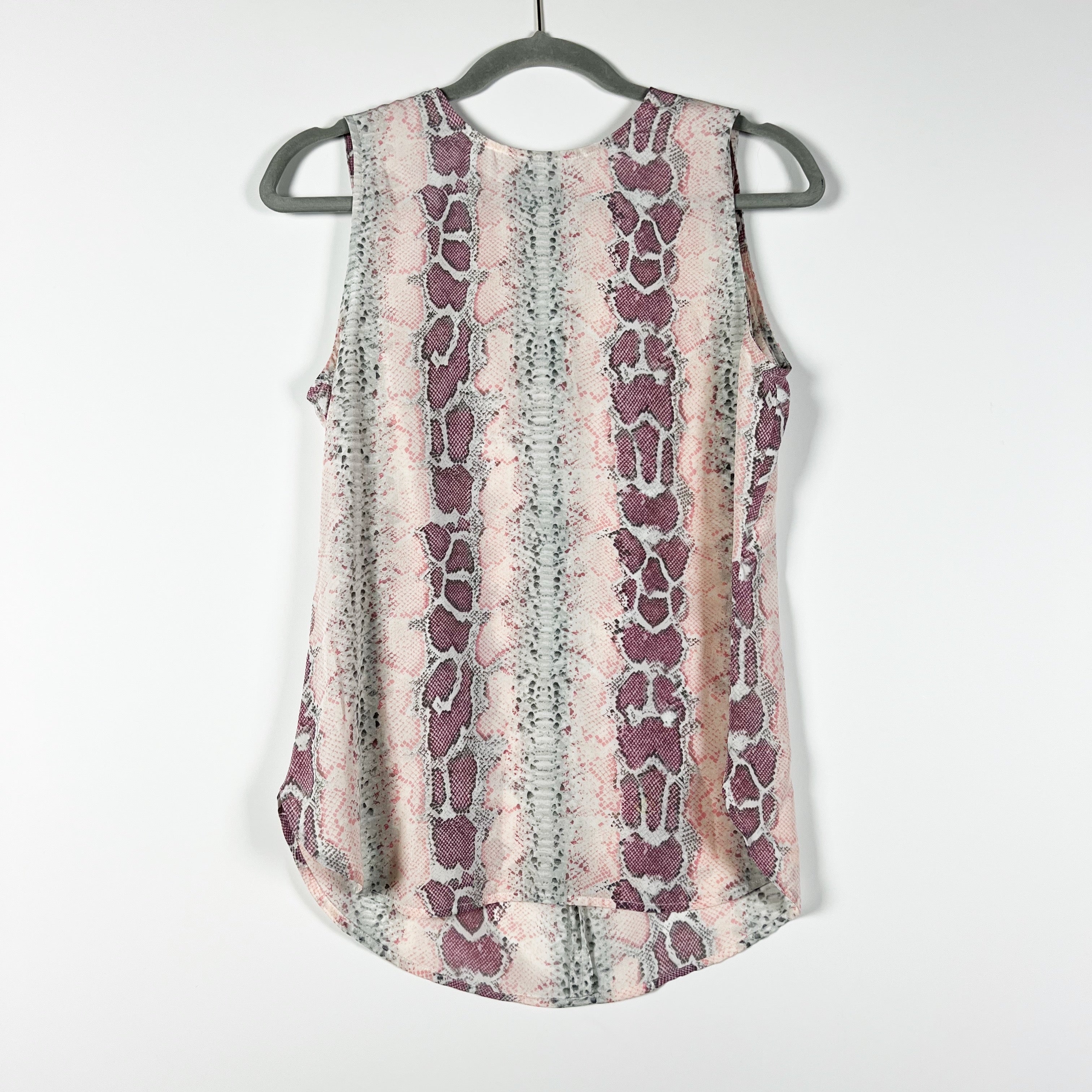 Equipment Lyle Silk Chiffon Desert Rose Multi Desert Rose Print Pattern Tank XS