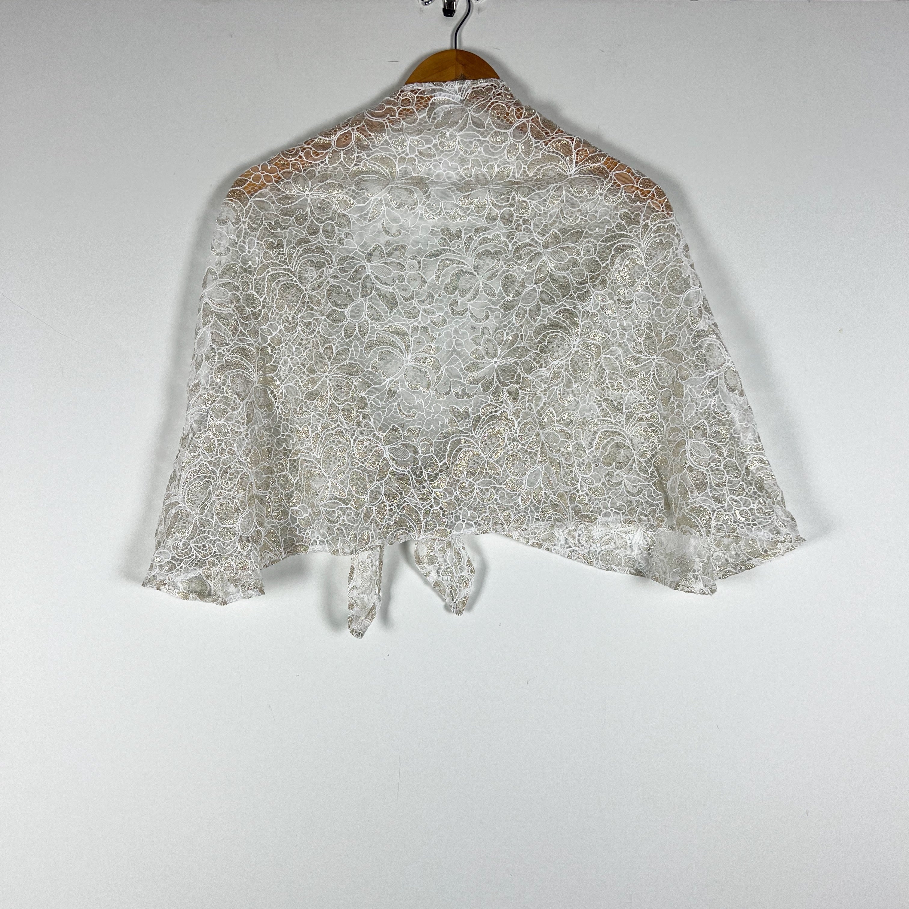 Stylest System Aqualace Quick-Dry Sarong Swim Cover Up Skirt Gold Floral Lace OS