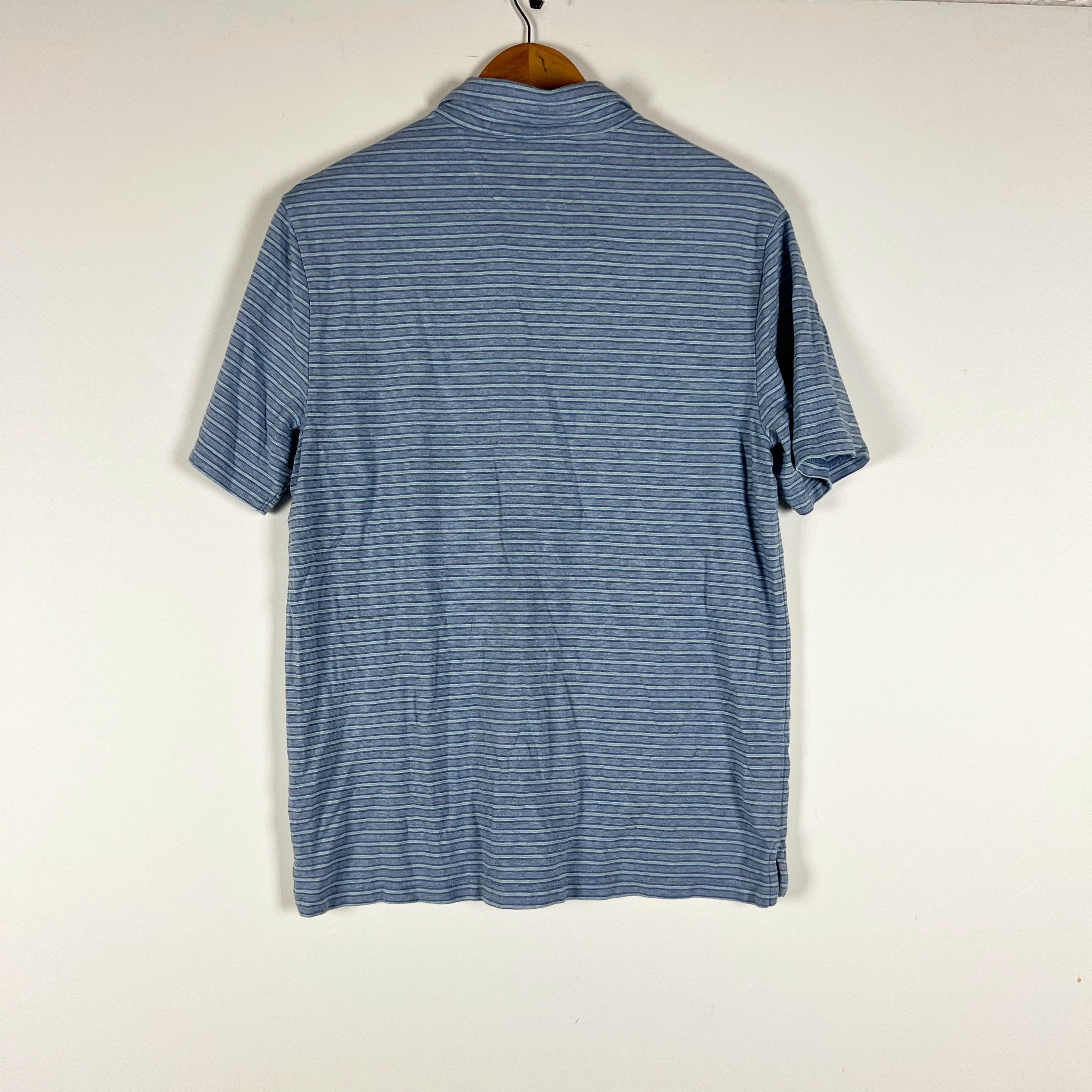 Faherty Men's Movement Cotton Modal Stretch Short Sleeve Collared Polo Shirt M