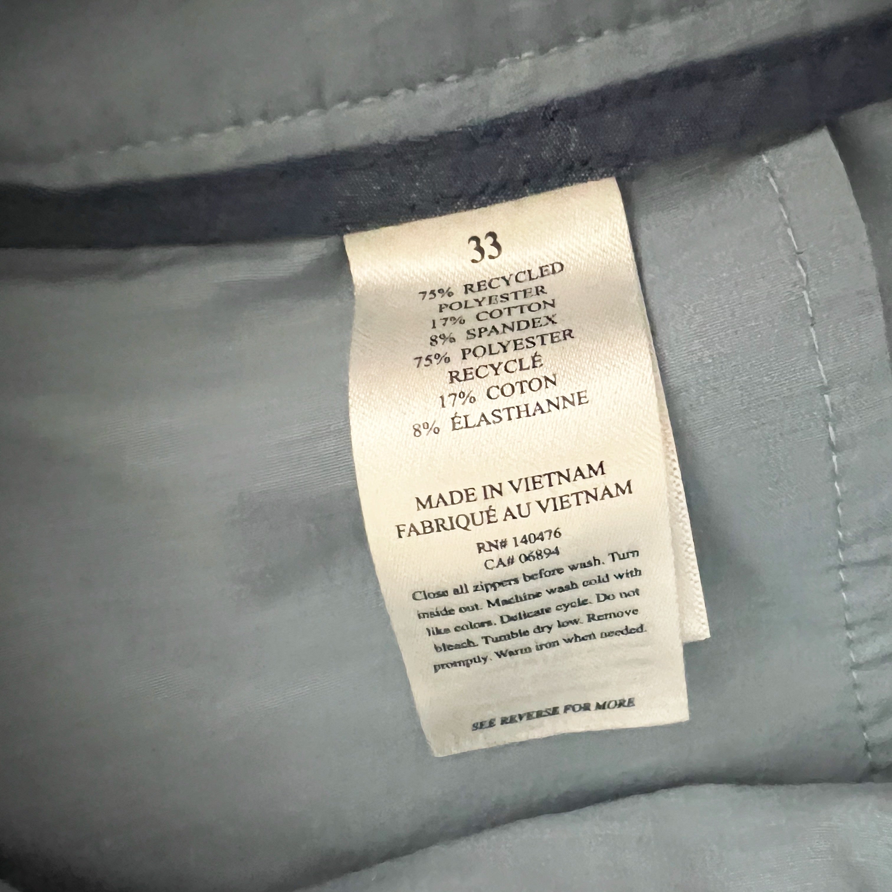 Faherty Men's All Day Cotton Blend 7" Inseam Casual Shorts Deep Marine Blue 33