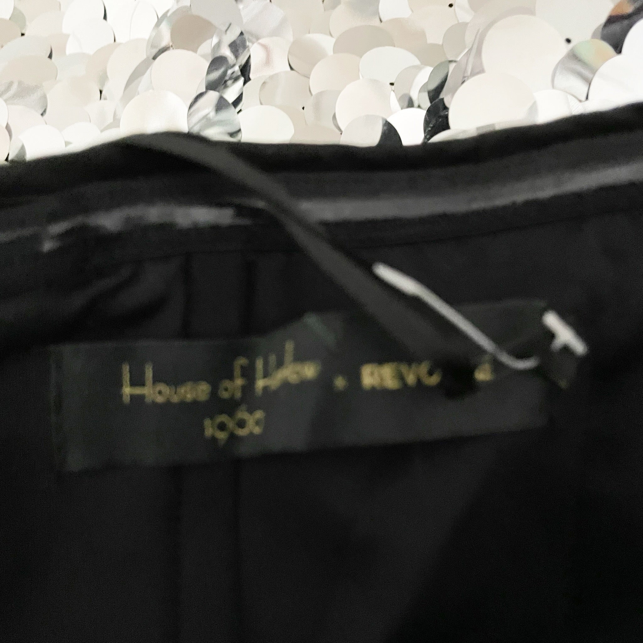 House of Harlow 1960 x Revolve Valentina Silver Sequin Sparkle Embellished Dress