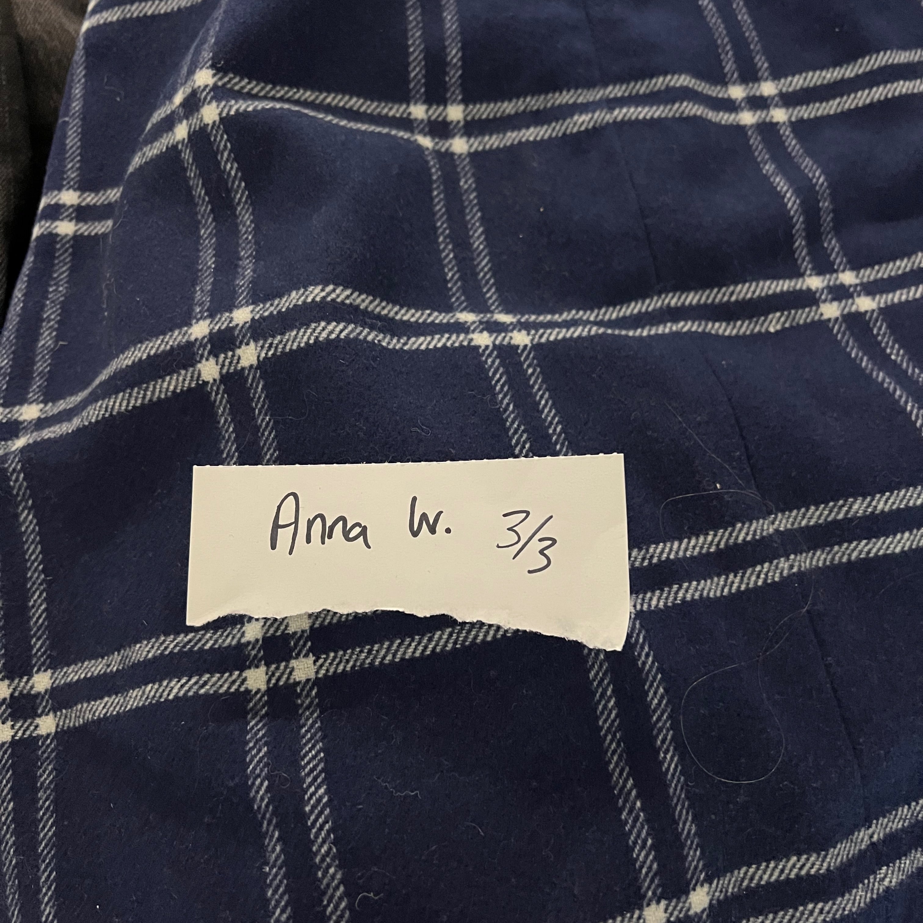 NEW J. Crew Plaid Print Pattern Wool Blend Felt A-Line Mini Skirt Blue 4