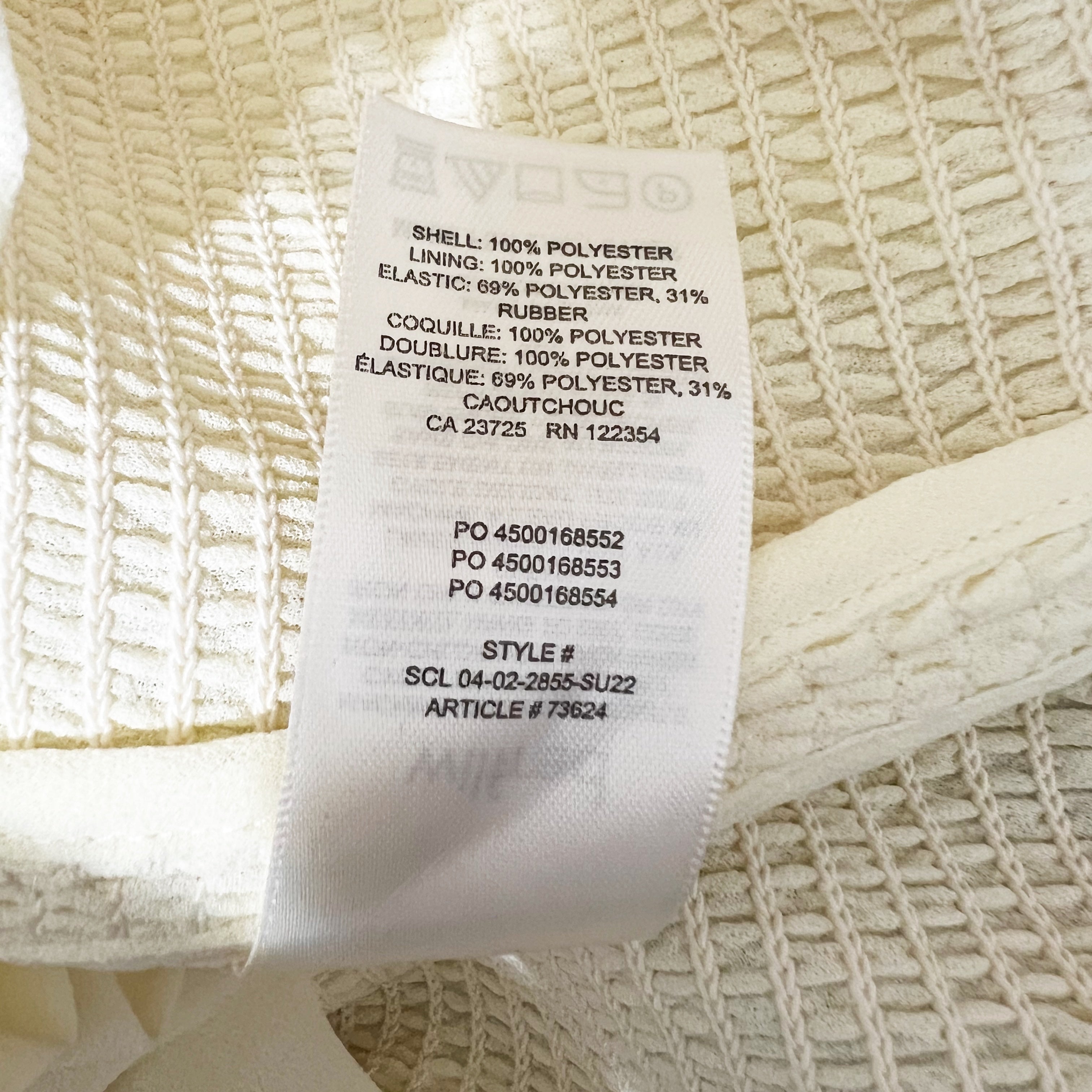 NEW Wilfred Aritzia Tempest Smocked Stretch Chiffon Whipped Butter Blouse Shirt