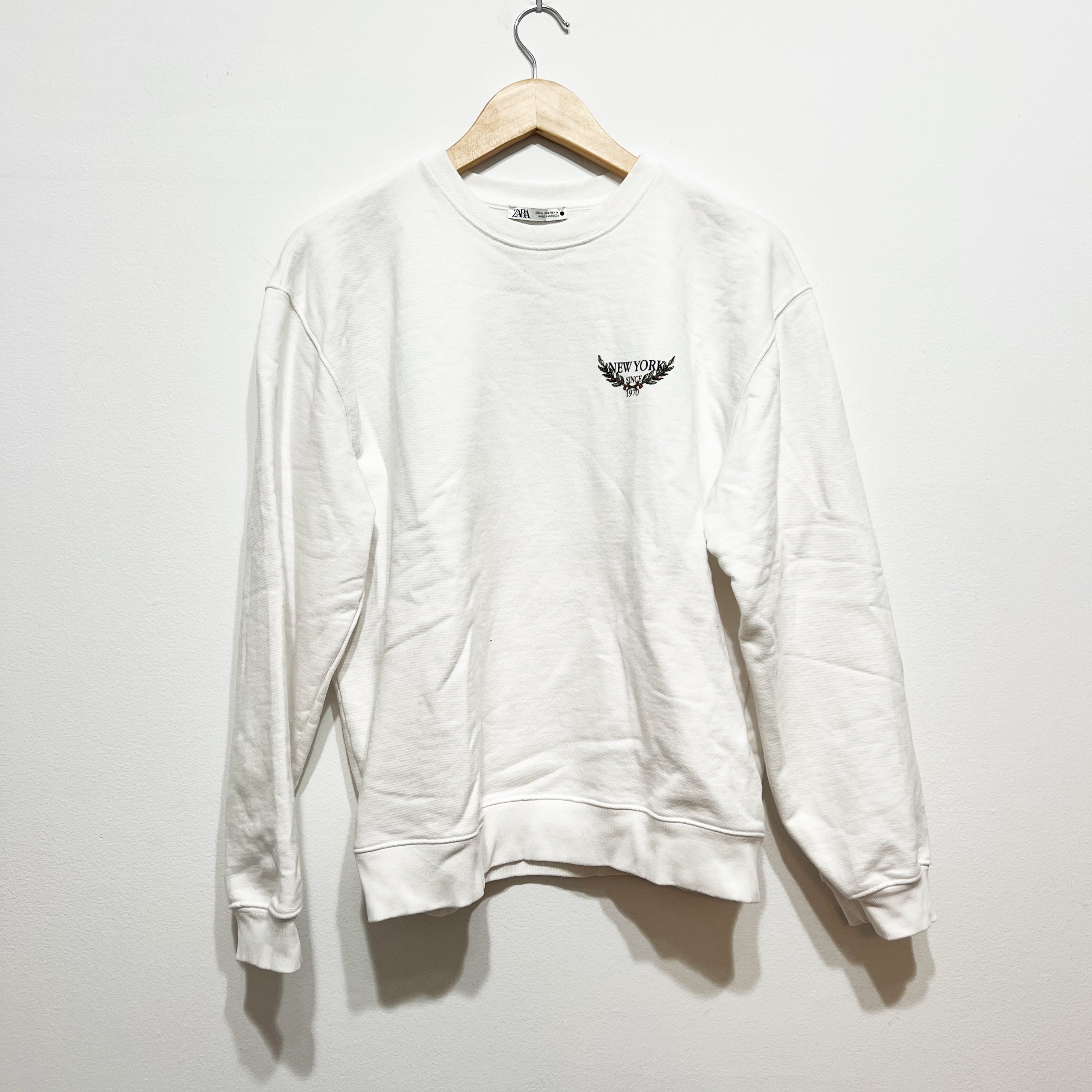 Zara Hamptons Long Island Pickleball Tennis Graphic Print Crew Neck Sweatshirt M