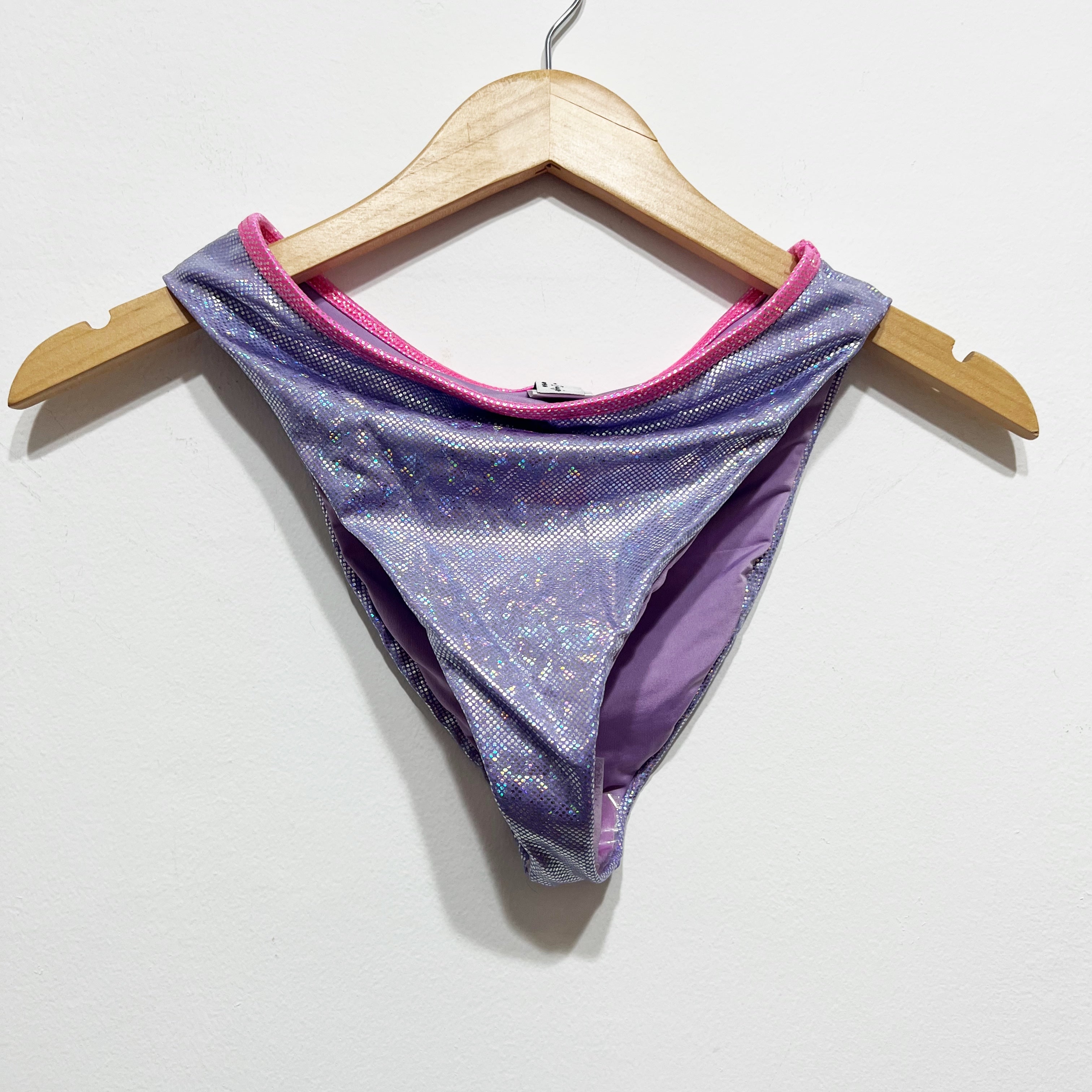 NEW Revibe Dippin Daisy's Legacy Swim Bathing Suit Bikini Bottom Holographic S