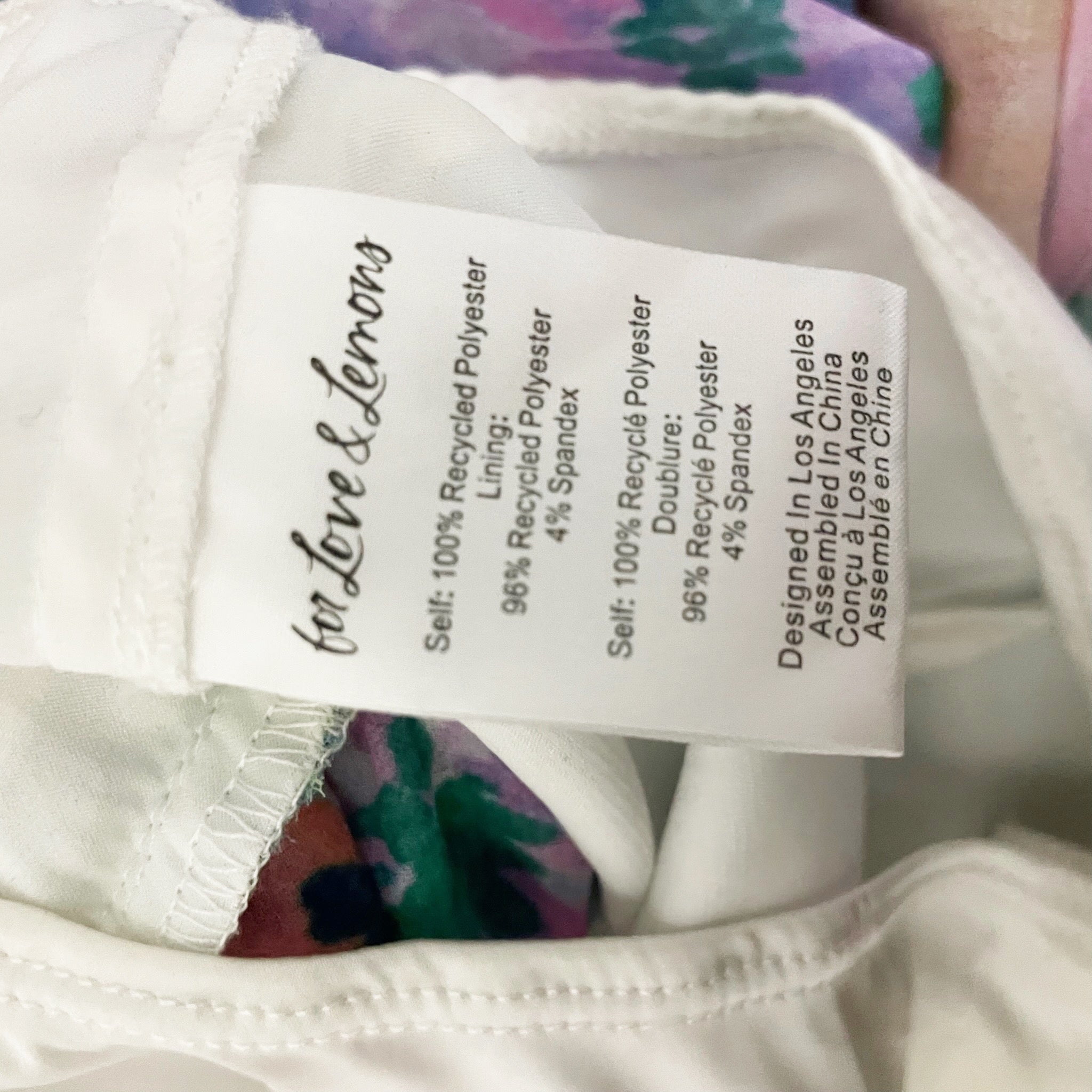 For Love And Lemons Blaire One Shoulder Ruched Chiffon Maxi Dress Watercolor S