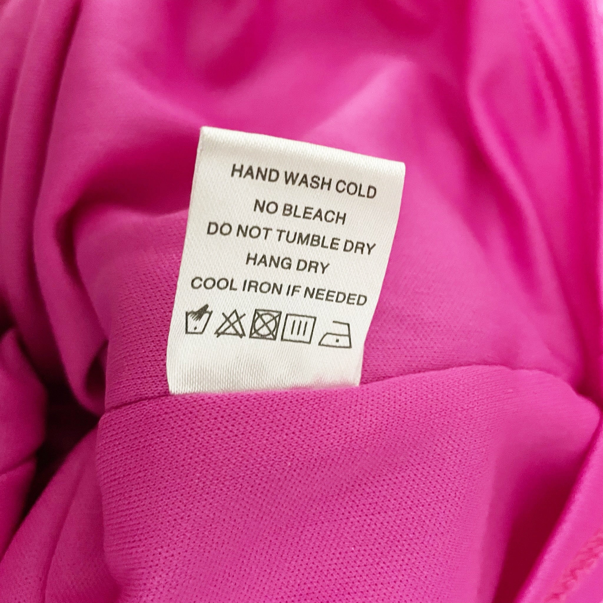 Superdown Kerrie Deep V Neck Pink Holographic Shine Cocktail Mini Dress Small