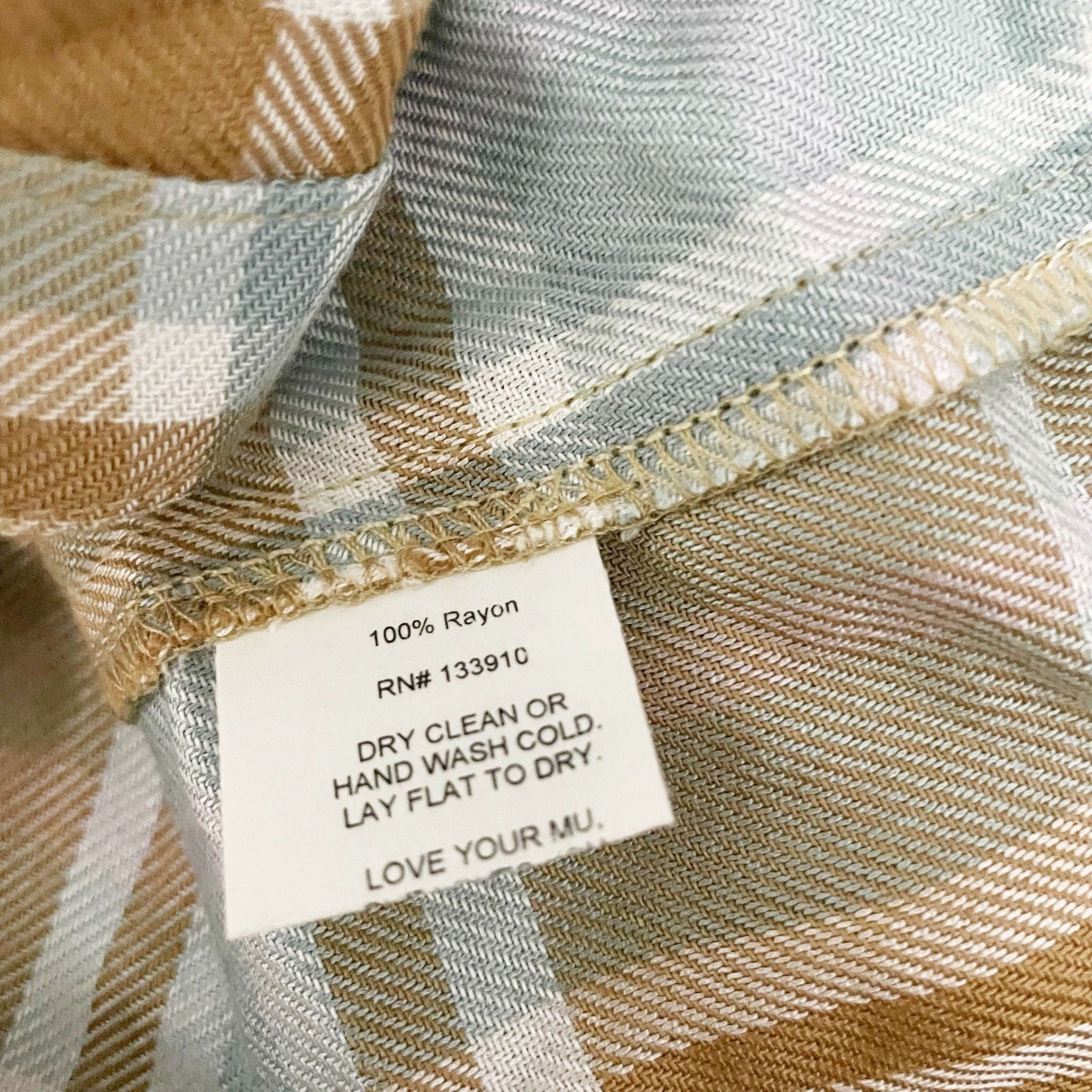 Show Me Your Mumu Leo Button Down Tunic Shirt Dress Georgetown Plaid Small