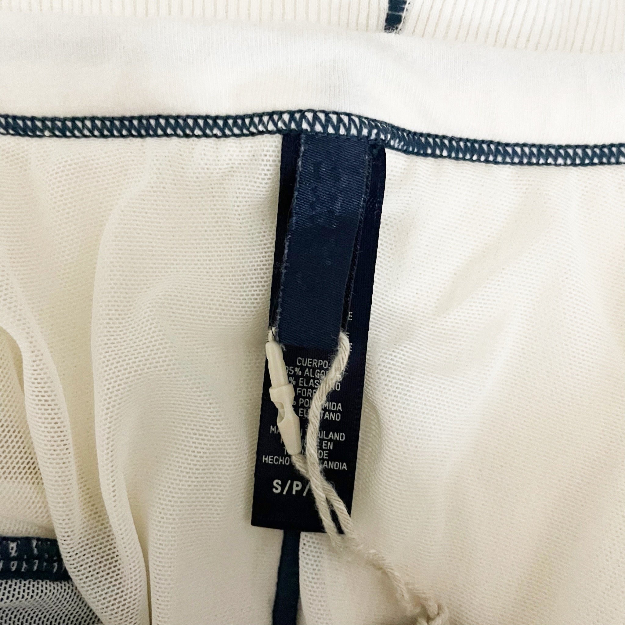 NEW Skims Stretch Cotton Rib Knit Scoop Neck Sleeveless Tank Mini Romper Small