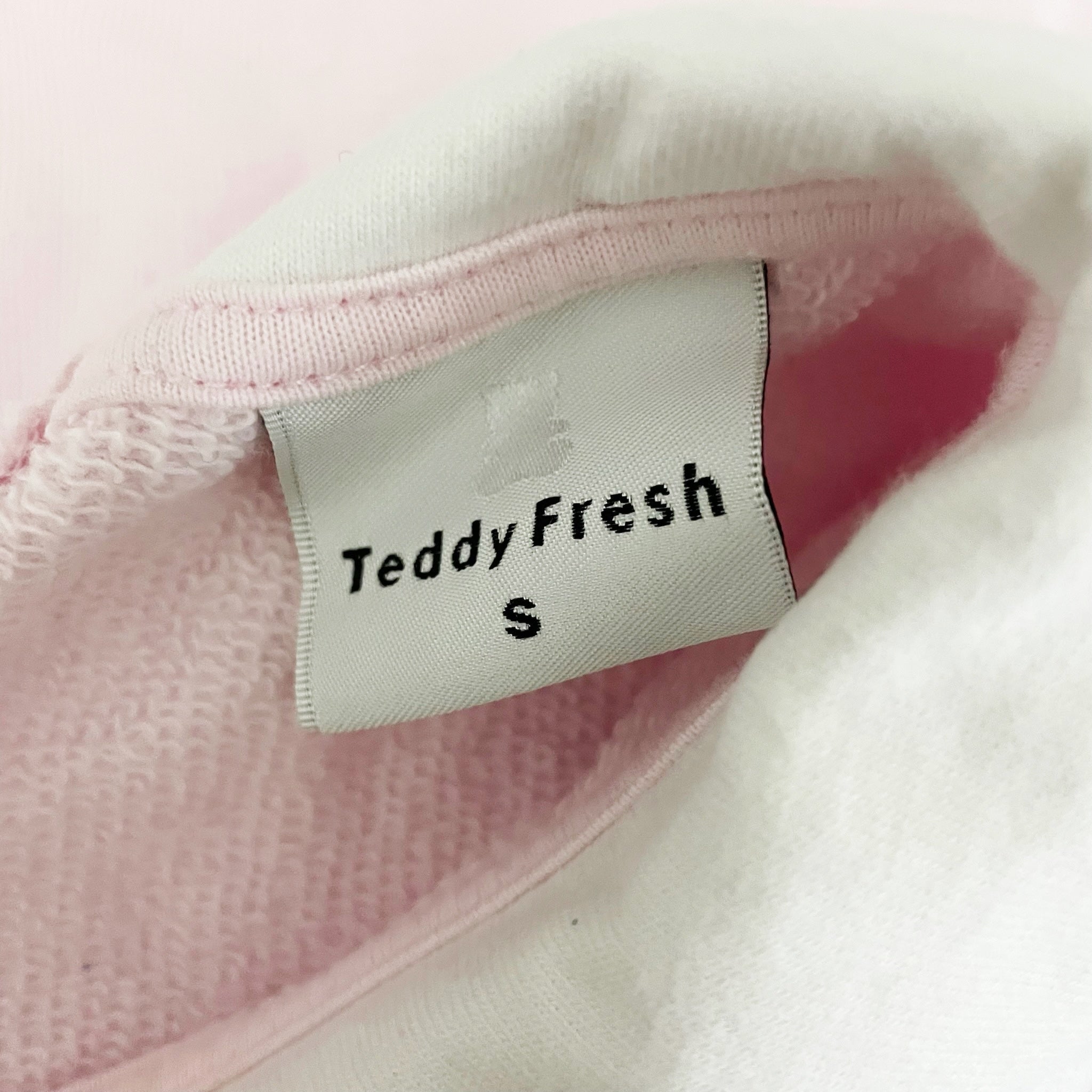 Teddy Fresh Vintage Cross Stitch Collared Bear Graphic Print Embroidered Sweater