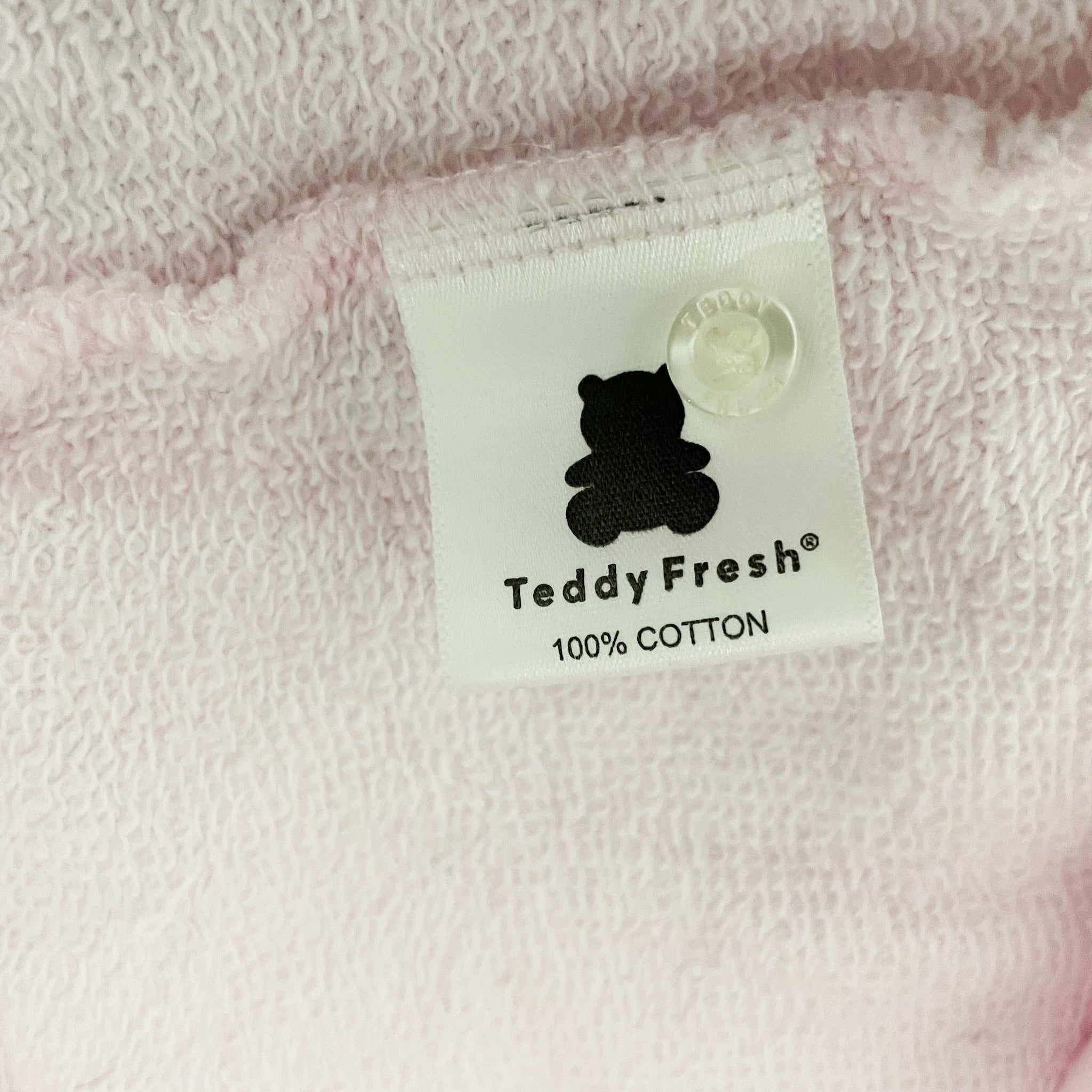 Teddy Fresh Vintage Cross Stitch Collared Bear Graphic Print Embroidered Sweater