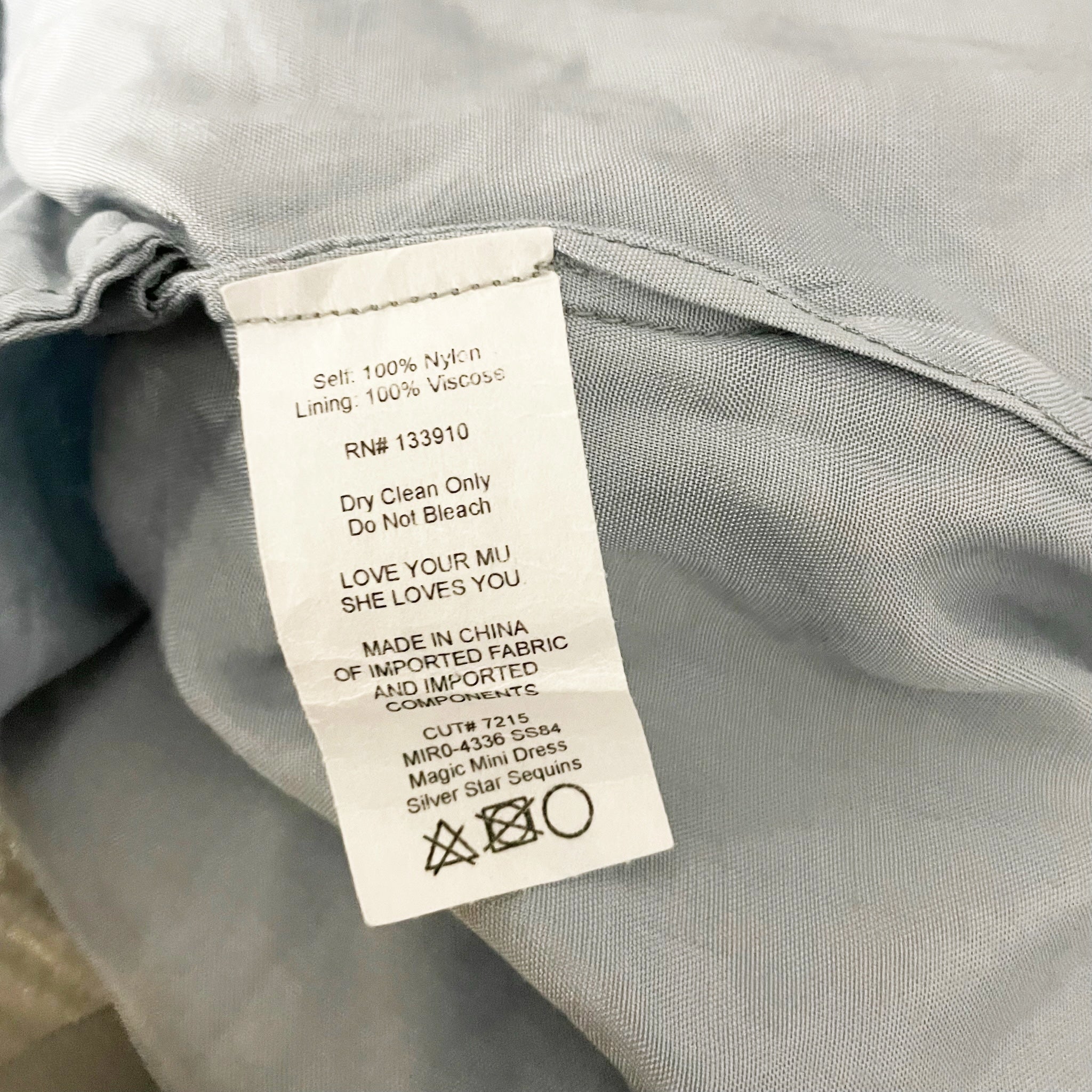 Show Me Your Mumu x Disney Cinderella Collectible Magic Mini Star Sequin Dress M