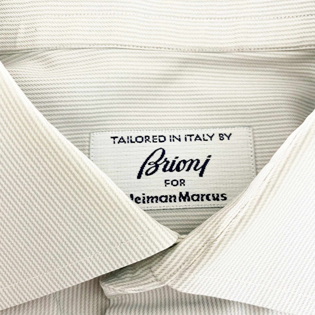 Brioni x Neiman Marcus Italy Men's Cotton Long Sleeve Button Down Dress Shirt 16