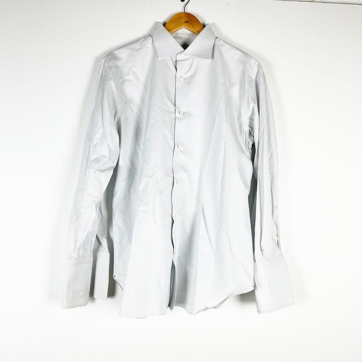 Brioni x Neiman Marcus Italy Men's Cotton Long Sleeve Button Down Dress Shirt 16