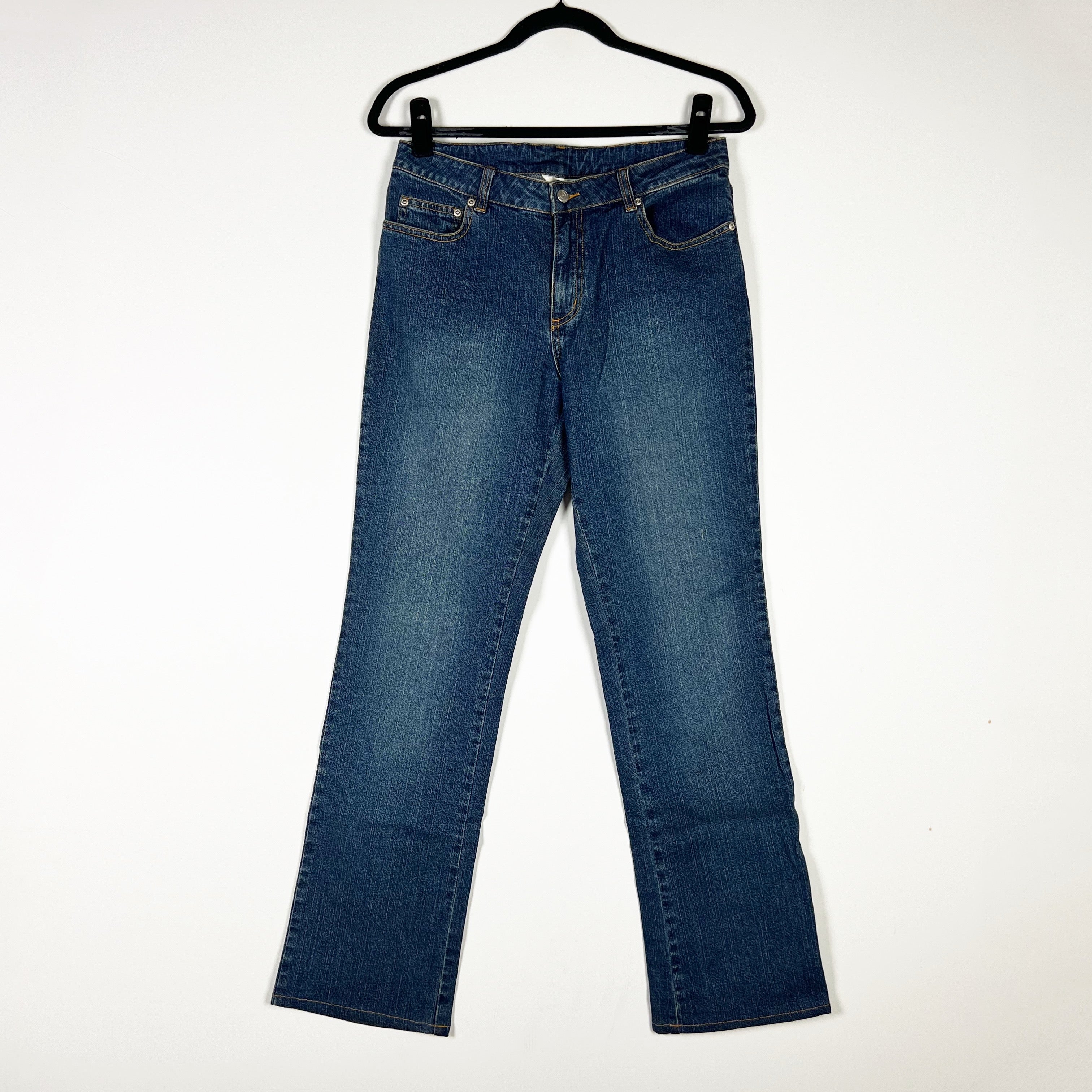 Lilly Pulitzer Vintage White Label Cotton Stretch Straight Leg Denim Jeans 6