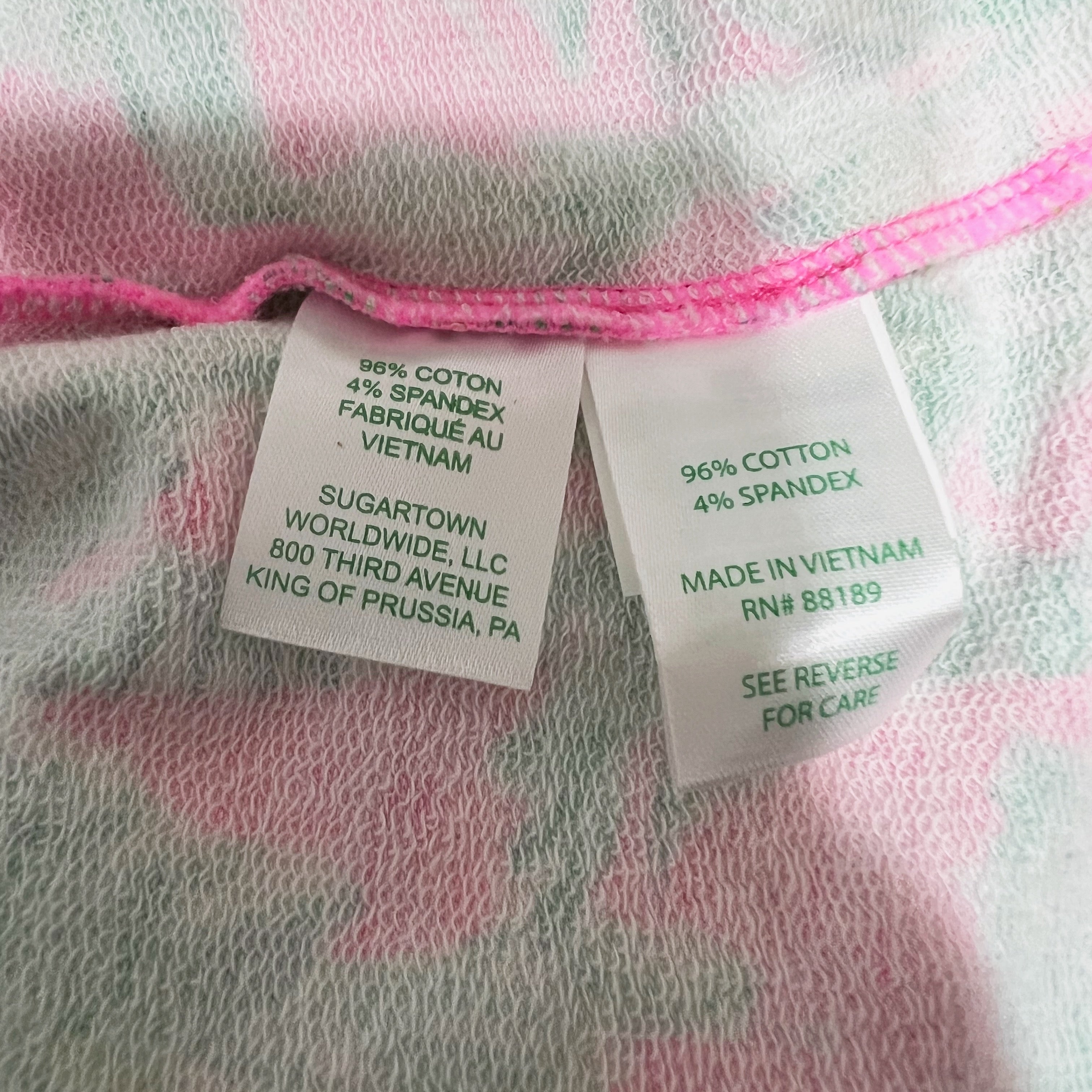 NEW Lilly Pulitzer UPF 50+ Skipper Popover Sweater Prosecco Pink Hangin Around S