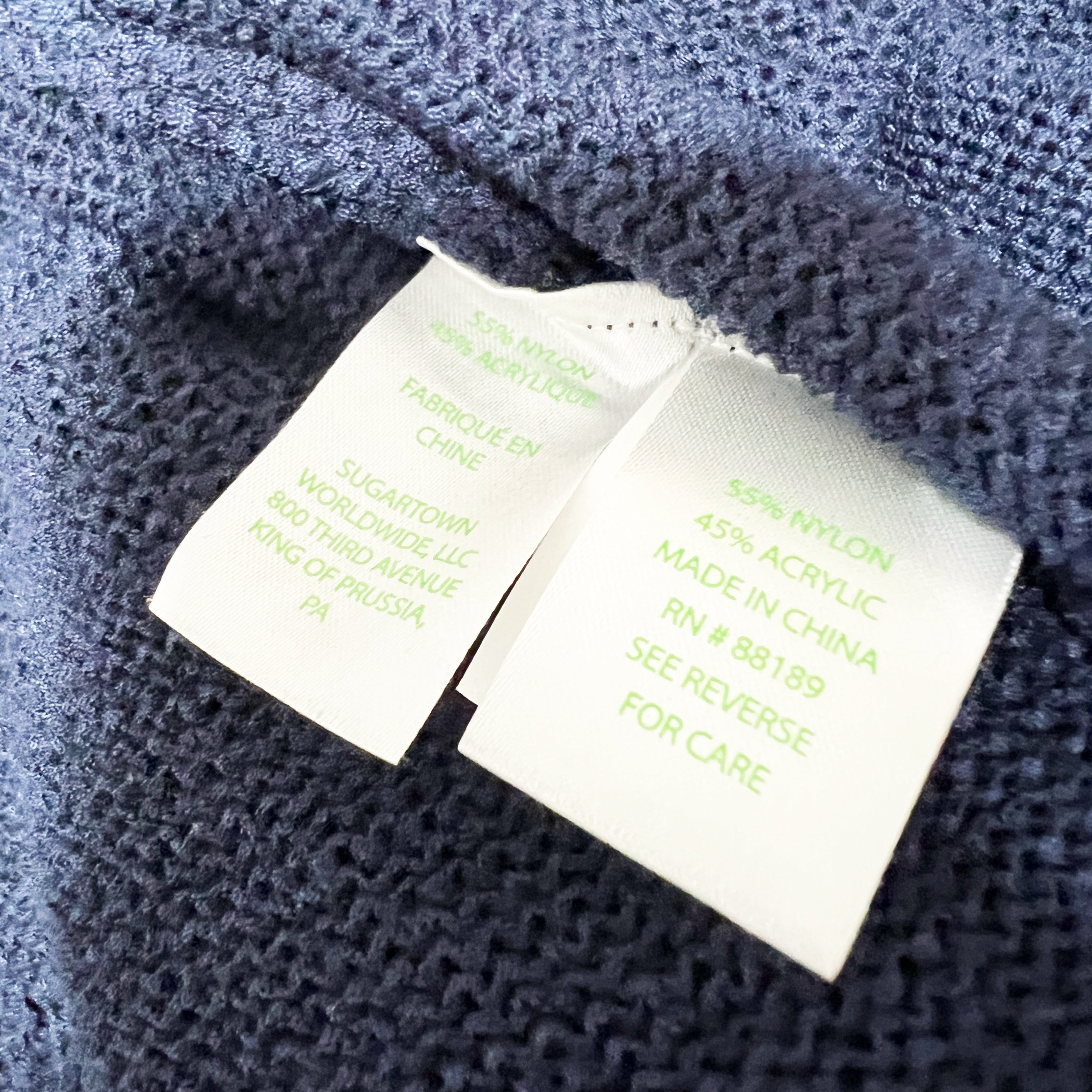 Lilly Pulitzer Tatum Knit Stretch Open Front Cardigan Sweater True Navy Blue S