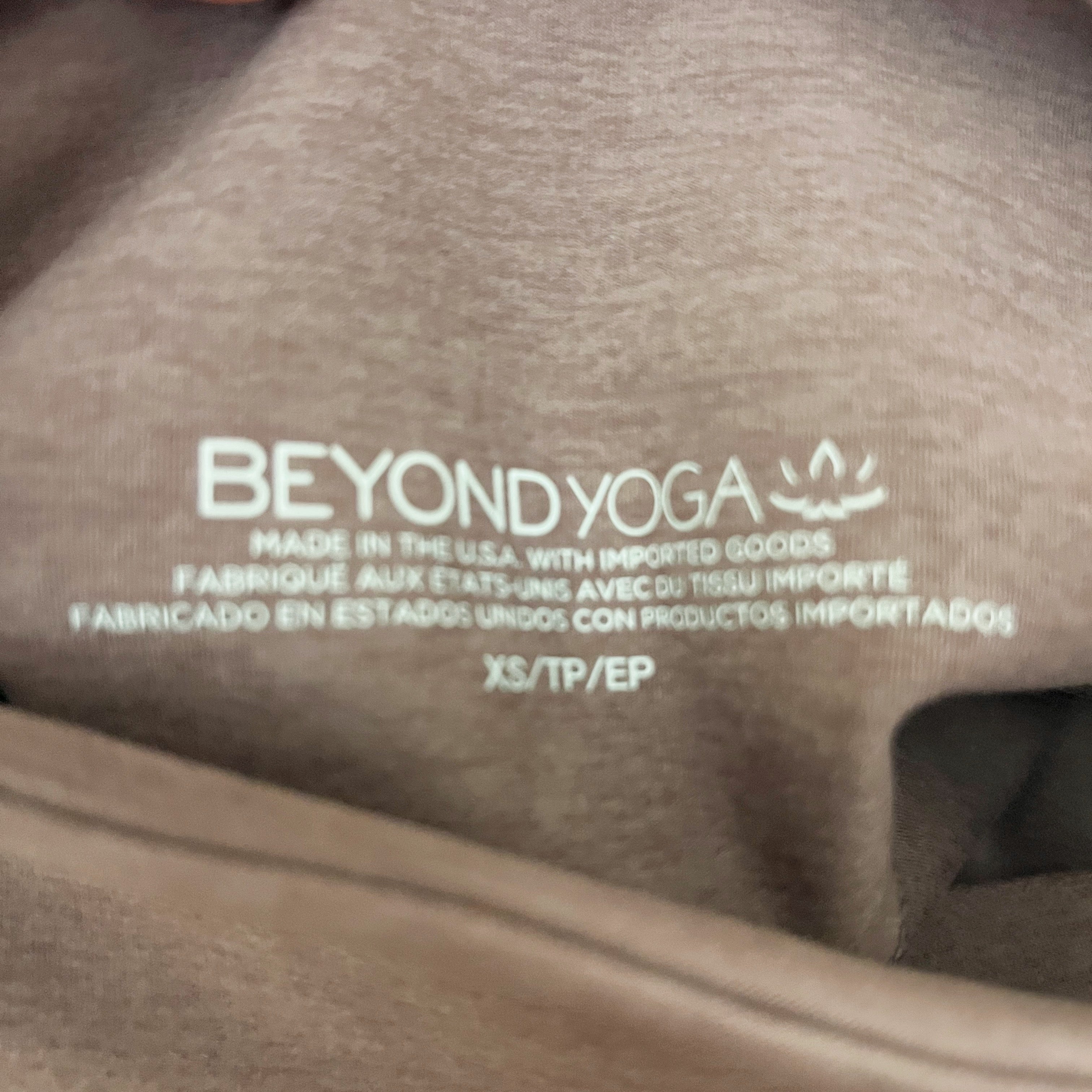 NEW Beyond Yoga Spacedye Caught In The Midi High Waisted Leggings Truffle XS