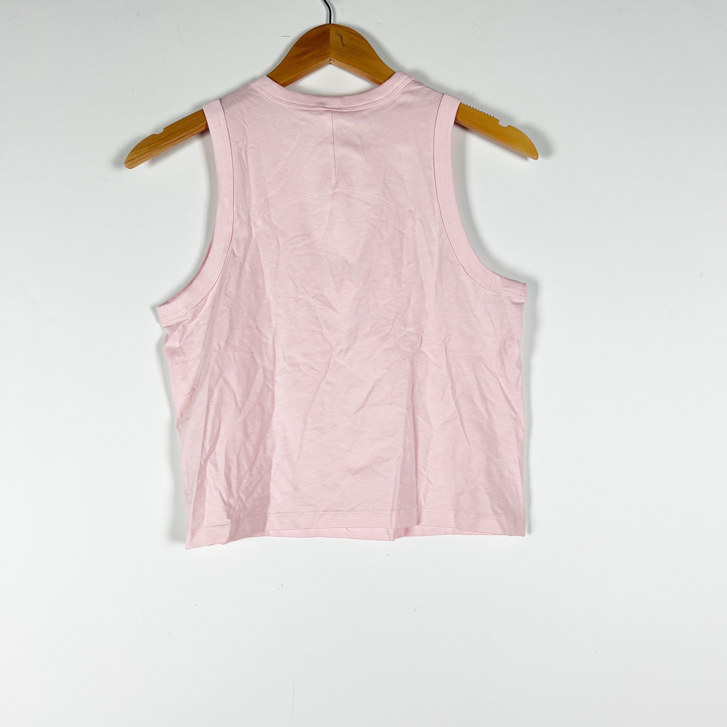 Lululemon Women's Classic Fit Cotton Blend Tank Top Strawberry Milkshake Pink 4