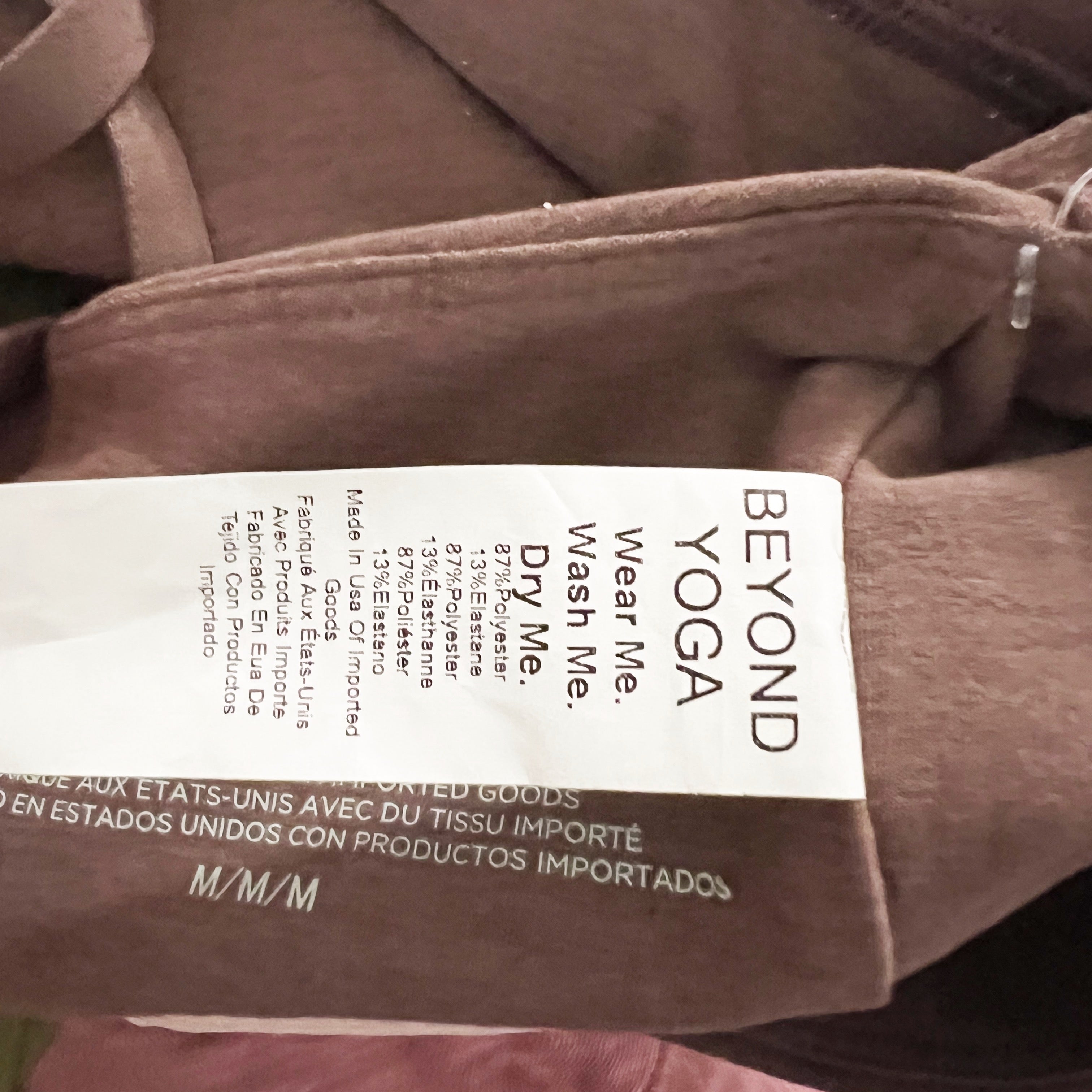 NEW Beyond Yoga Women's Enlighten Long Line Athletic Sports Bra Truffle Heather