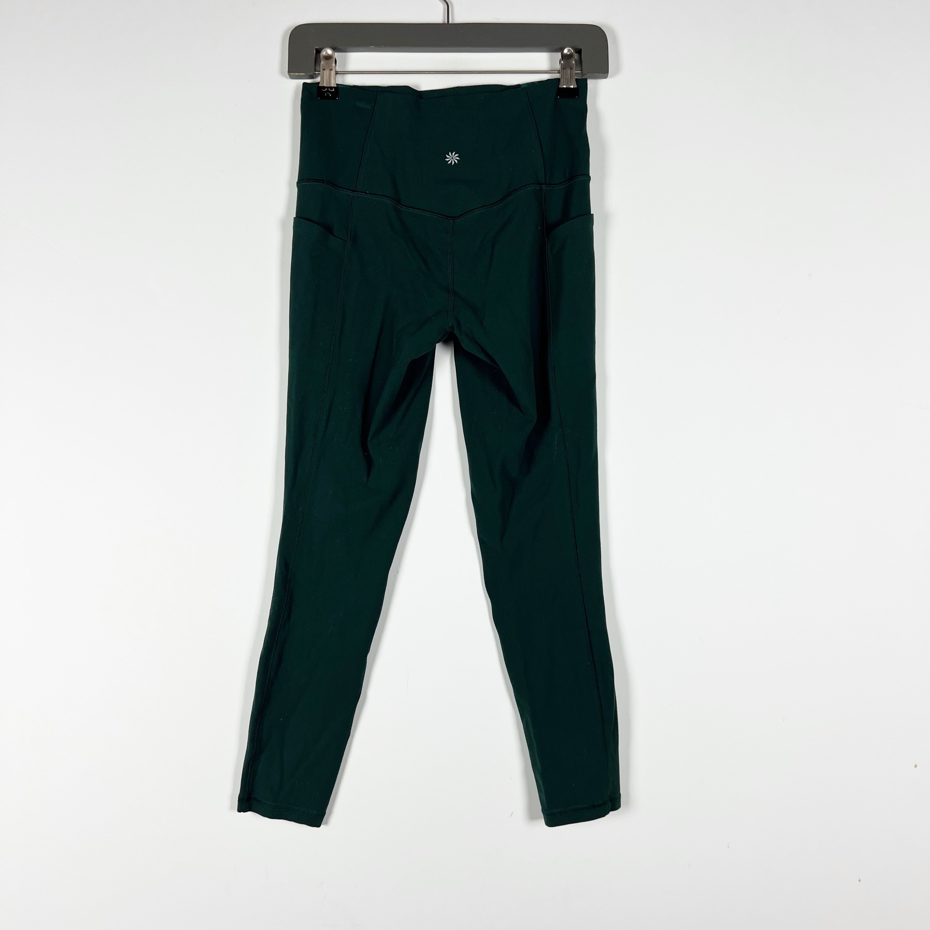Athleta Salutation Stash Women's Pocket II Serene 7/8 High Rise Leggings Green S