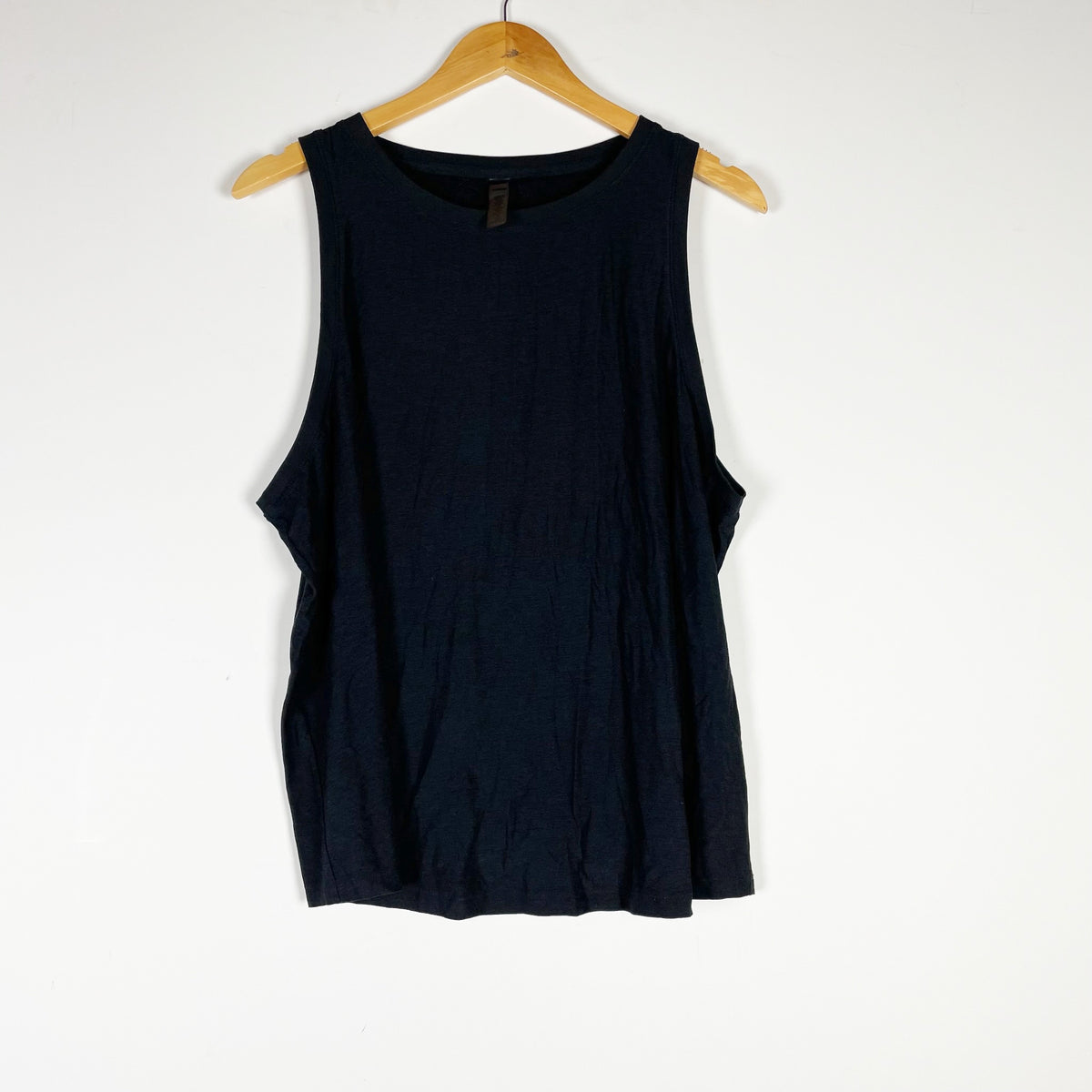 Beyond Yoga Women's Scoop Neck Sleeveless Athletic Work Out Tank Top Black 1X