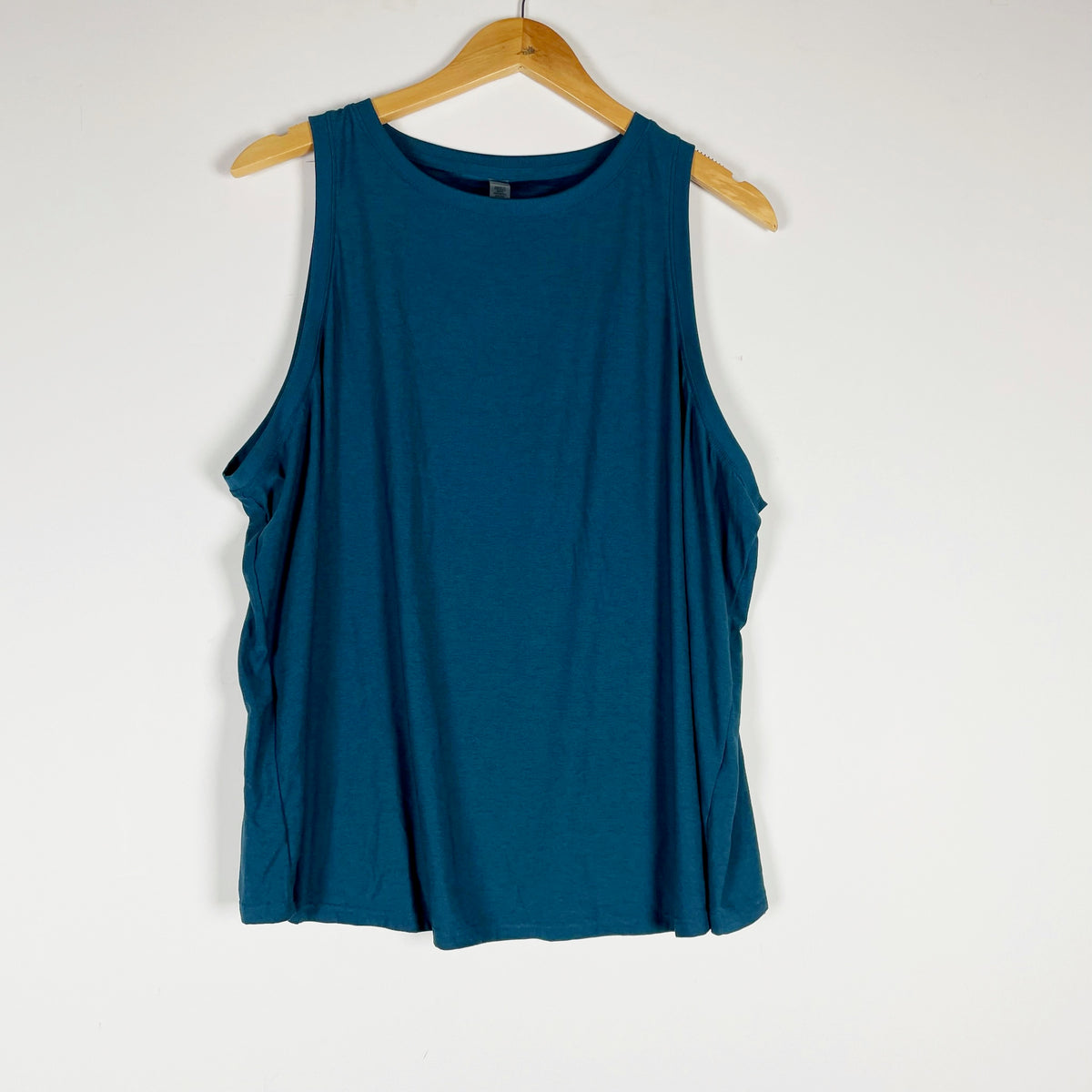 Beyond Yoga Women's Scoop Neck Sleeveless Athletic Work Out Tank Top Blue 1X