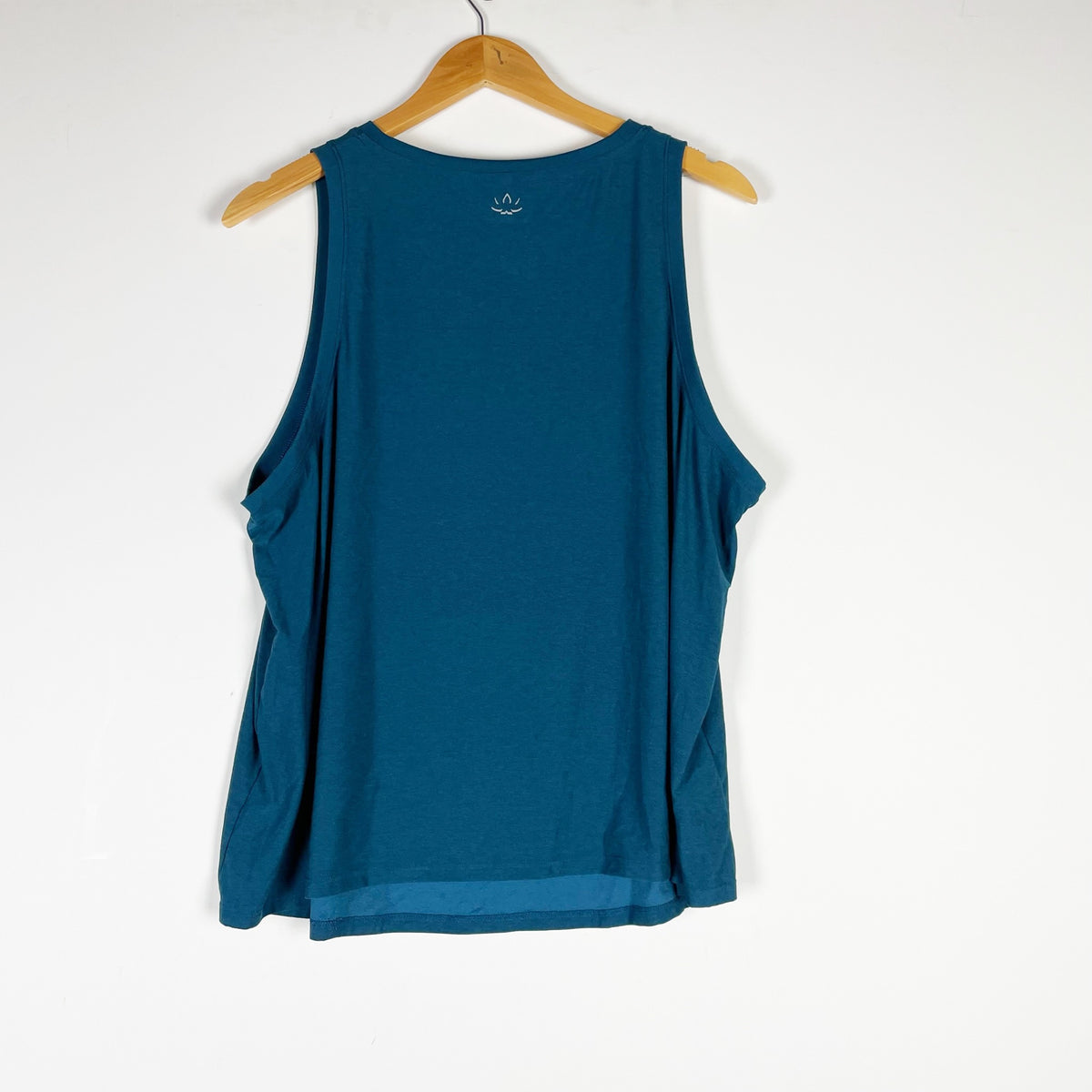 Beyond Yoga Women's Scoop Neck Sleeveless Athletic Work Out Tank Top Blue 1X