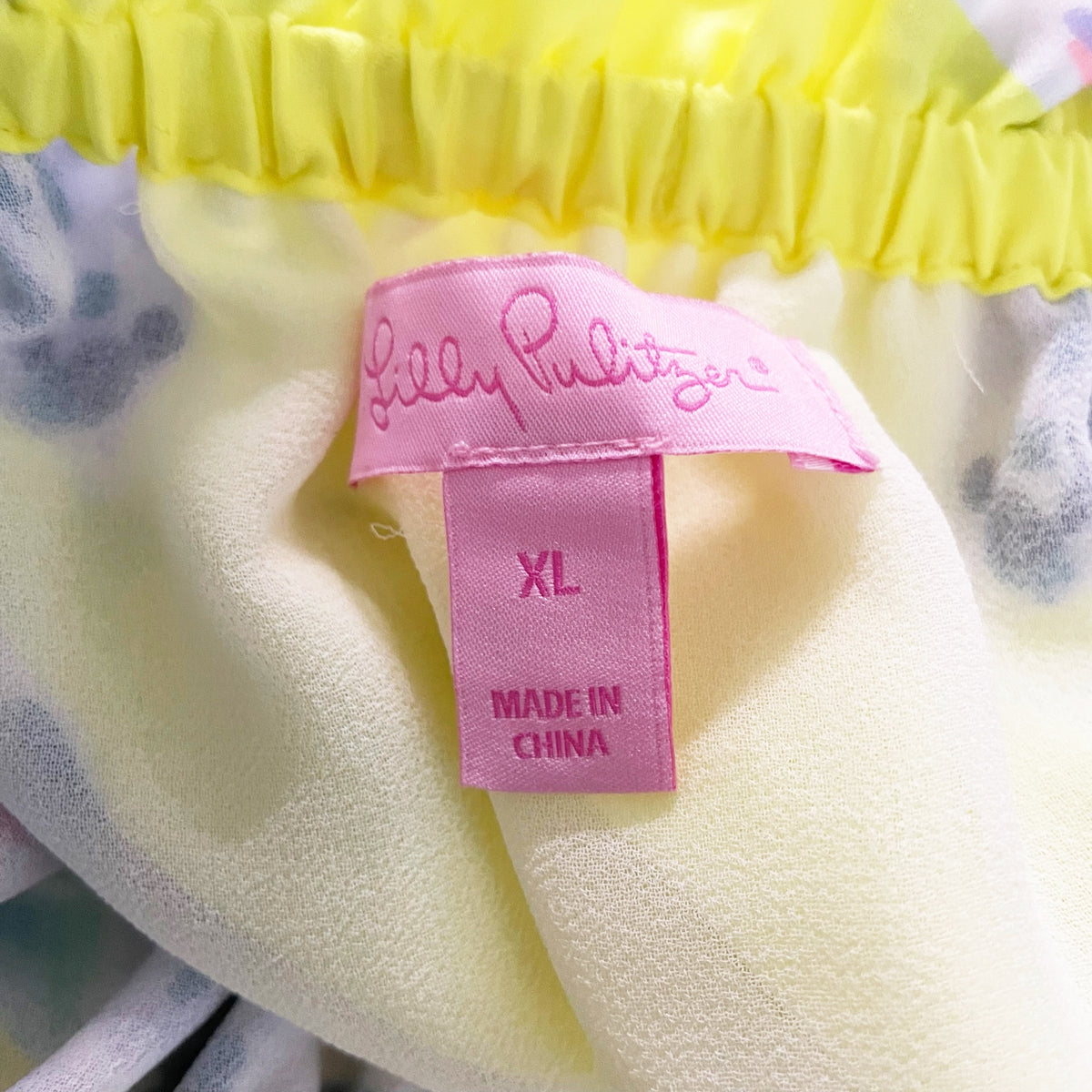 Lilly Pulitzer Payge Off The Shoulder Bauble Yellow Lemur Alone Print Mini Dress