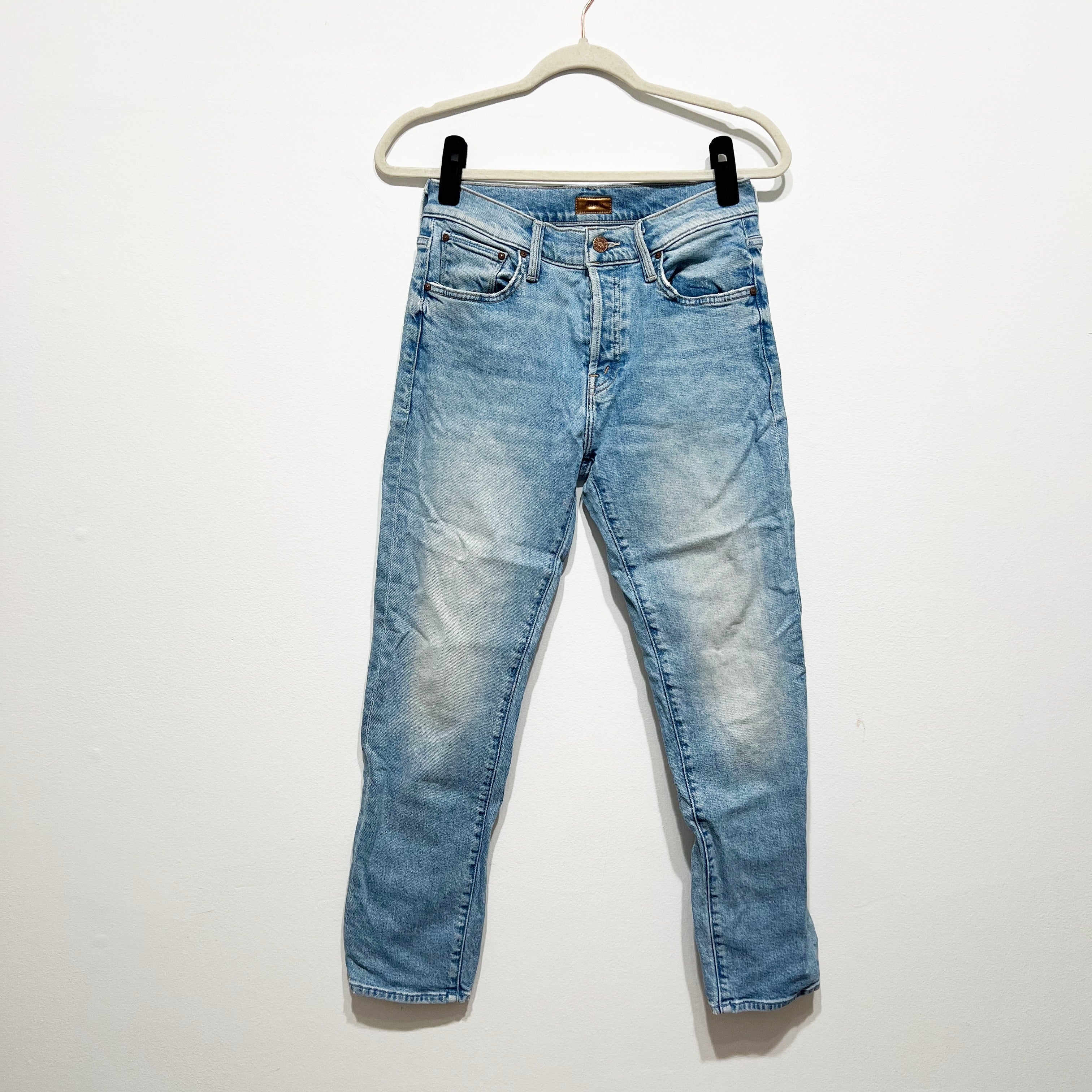 Mother Denim The Scrapper Ankle Straight Leg Organic Cotton Camera Obscura 24